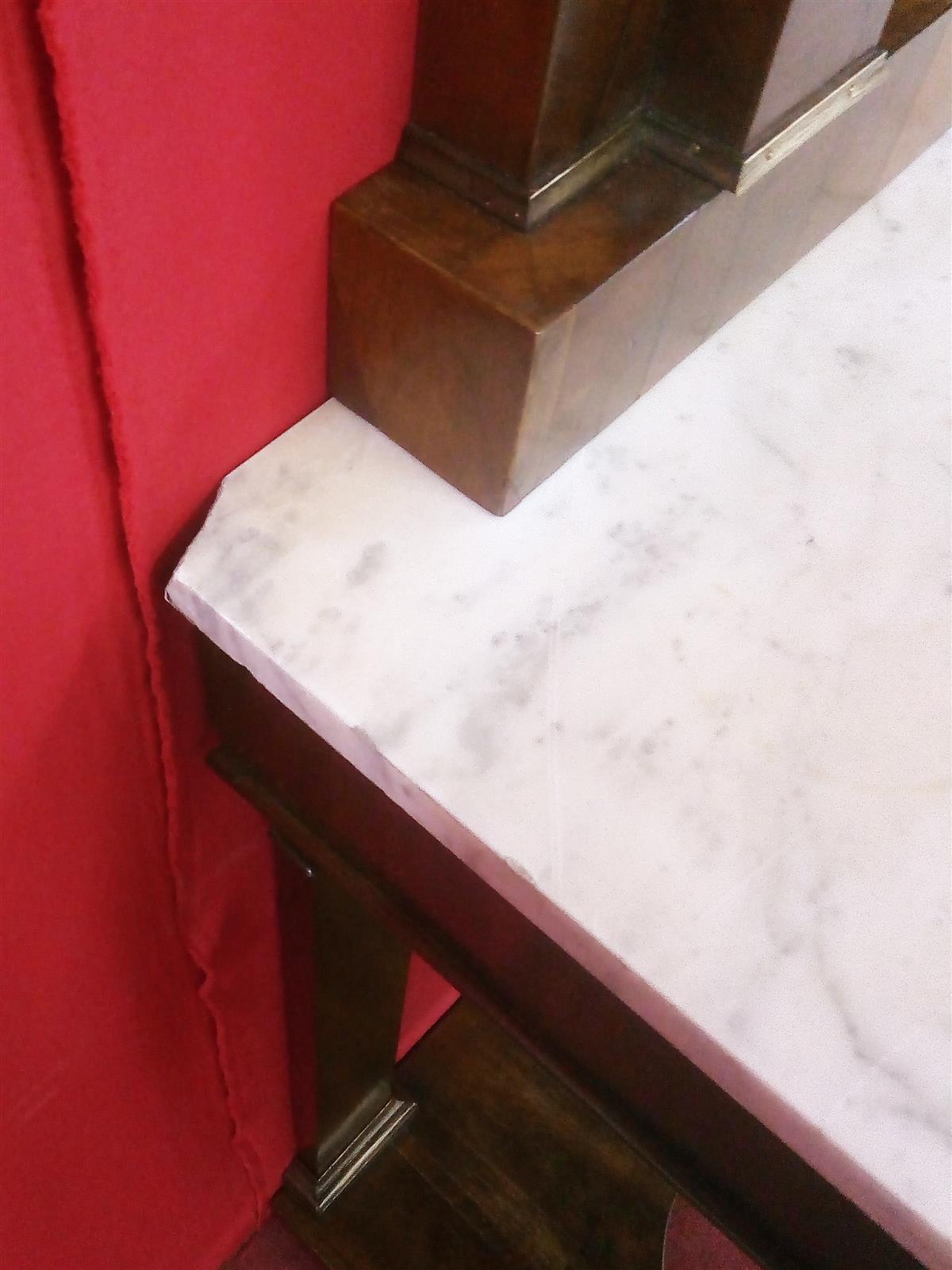 Empire console with mirror