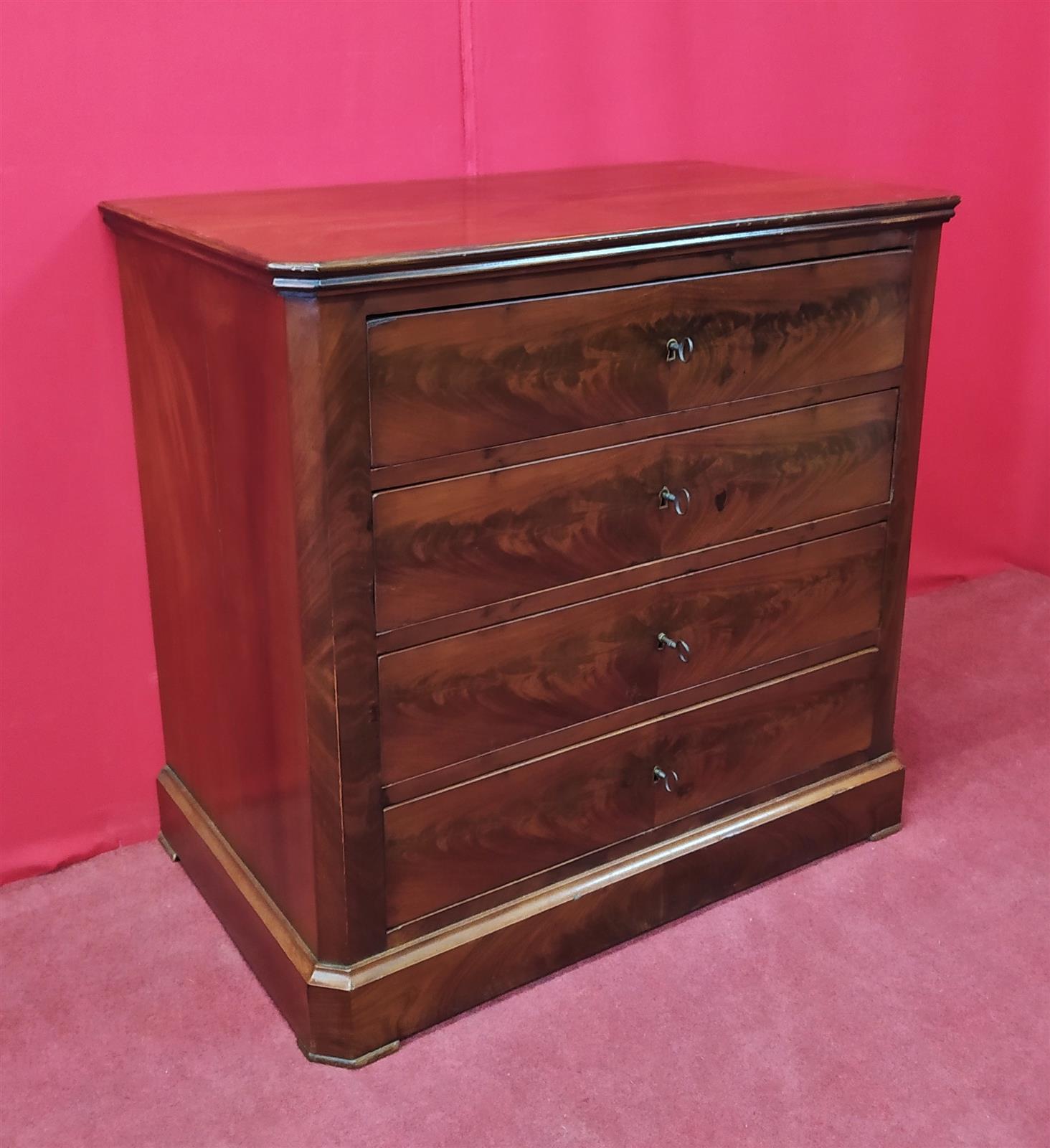  Mahogany small cabinet with drawers