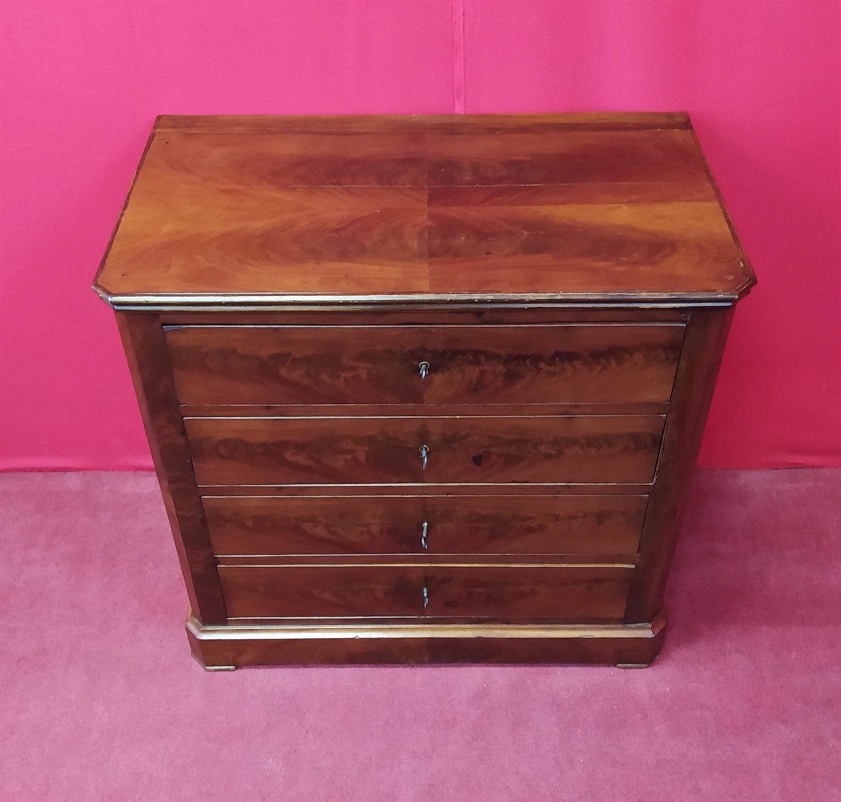  Mahogany small cabinet with drawers