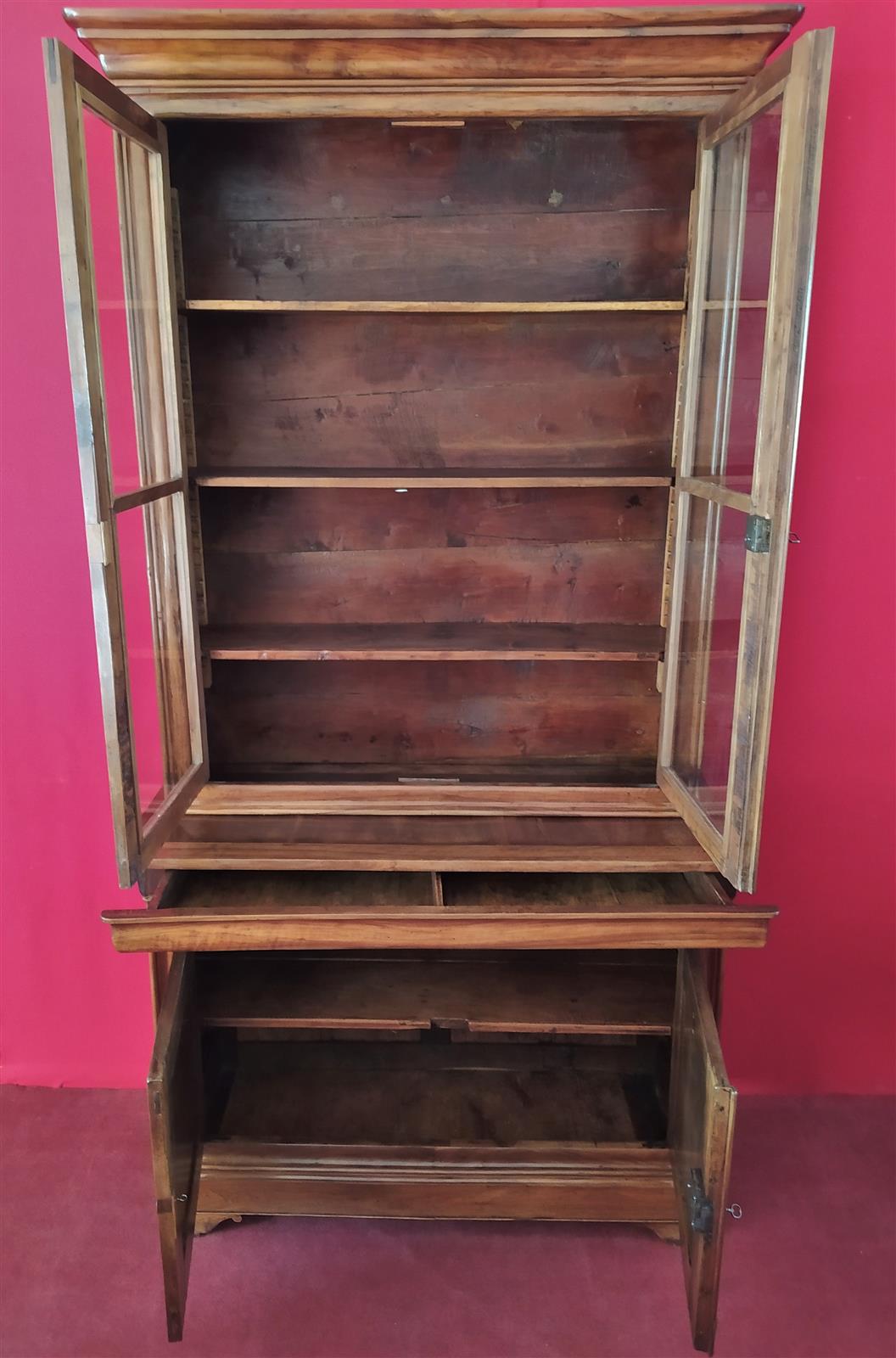 Credenza vetrina, piccola libreria