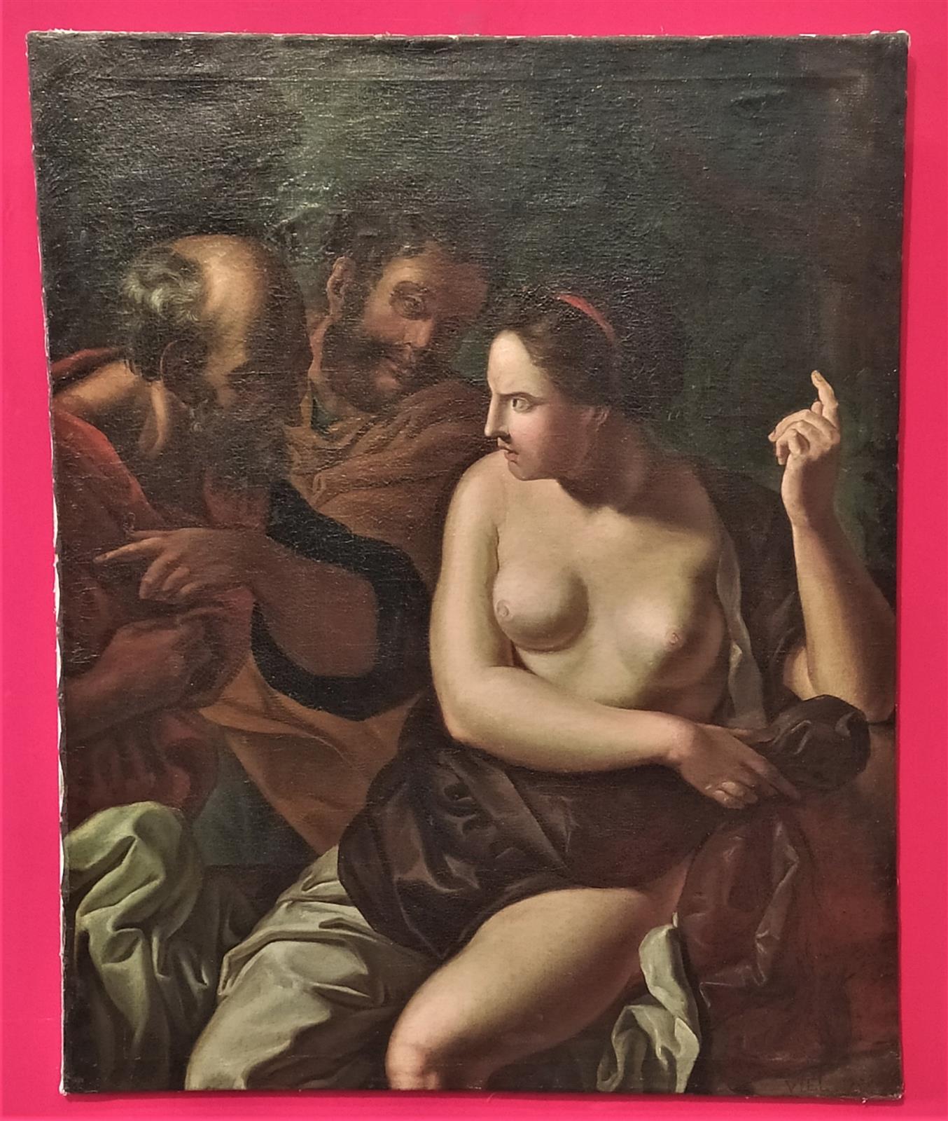 Susanna and the Elders oil on canvas