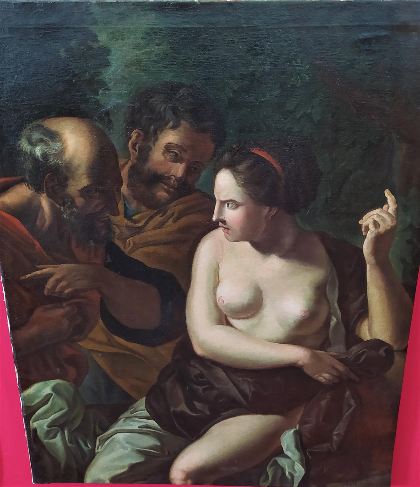 Susanna and the Elders oil on canvas