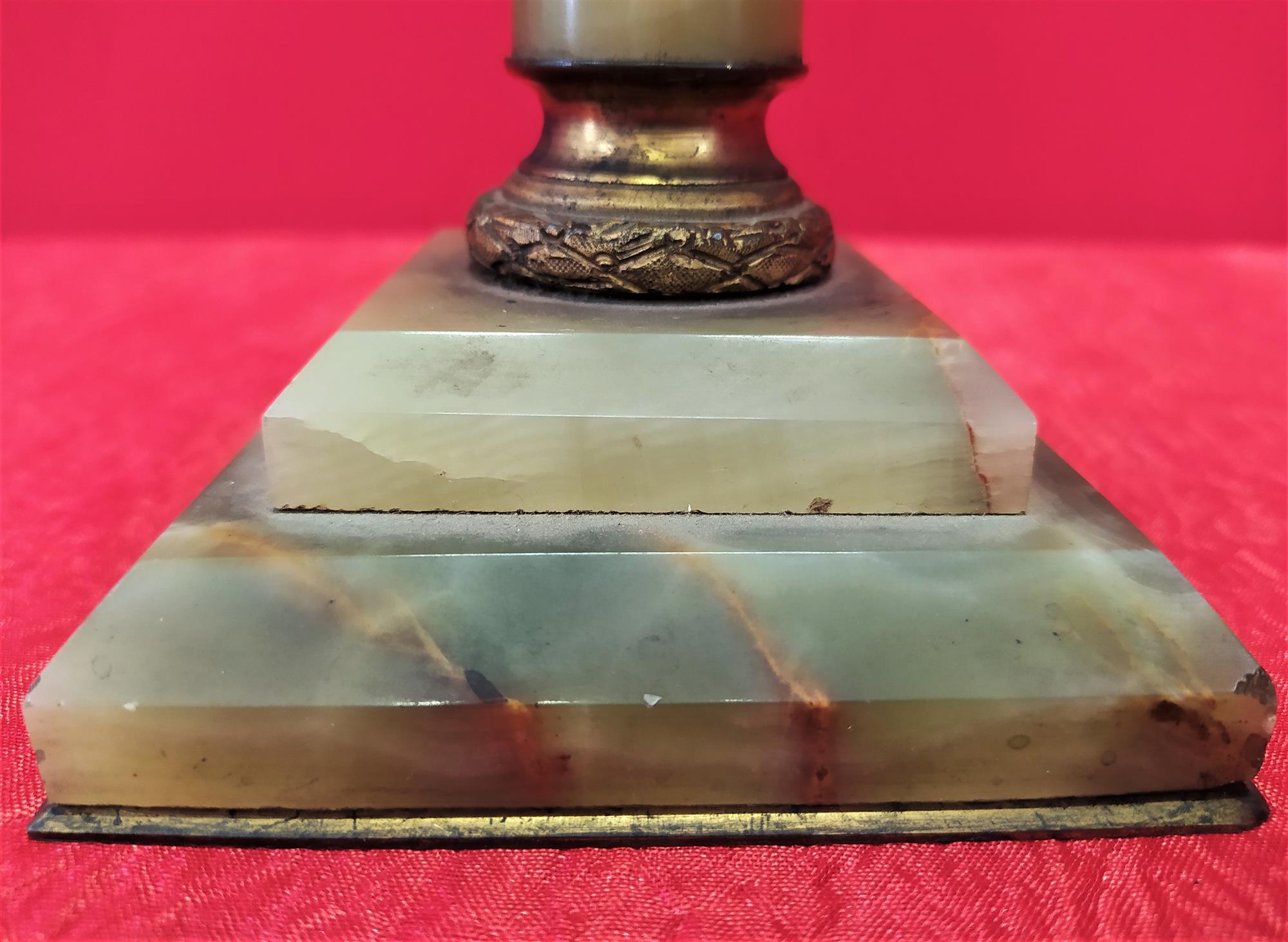 Alabaster oil lamp