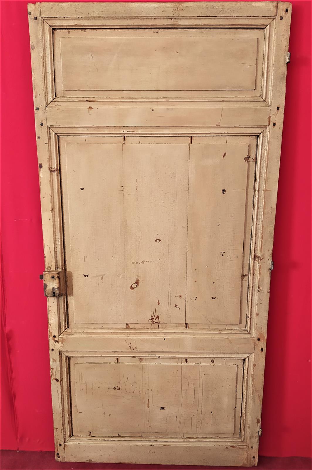 Porta singola in abete laccato