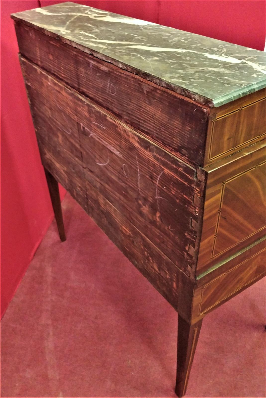 Louis XVI cylinder writing desk inlaid