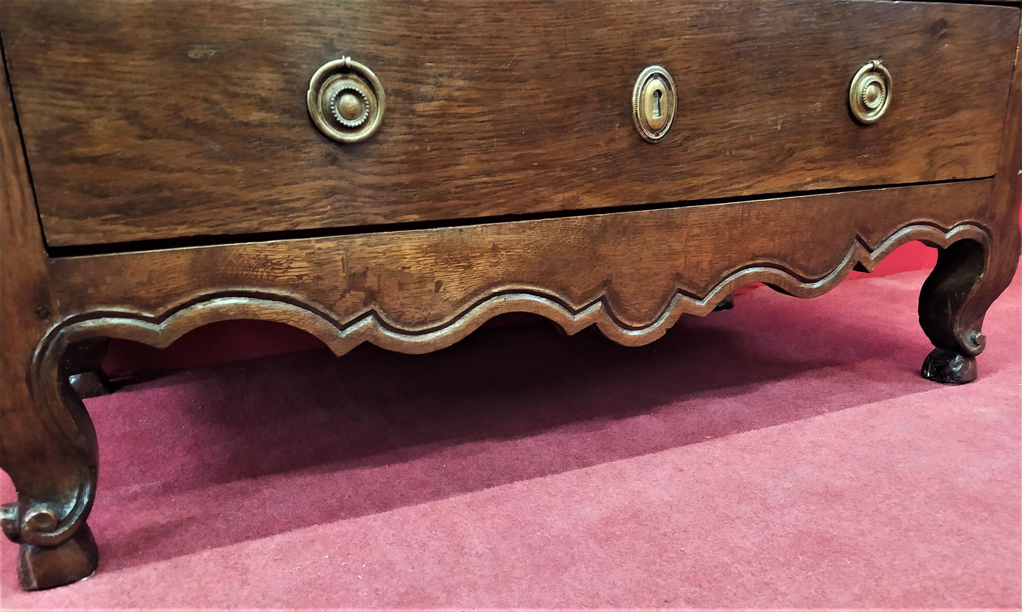 Drop-leaf chest of drawers Provencal