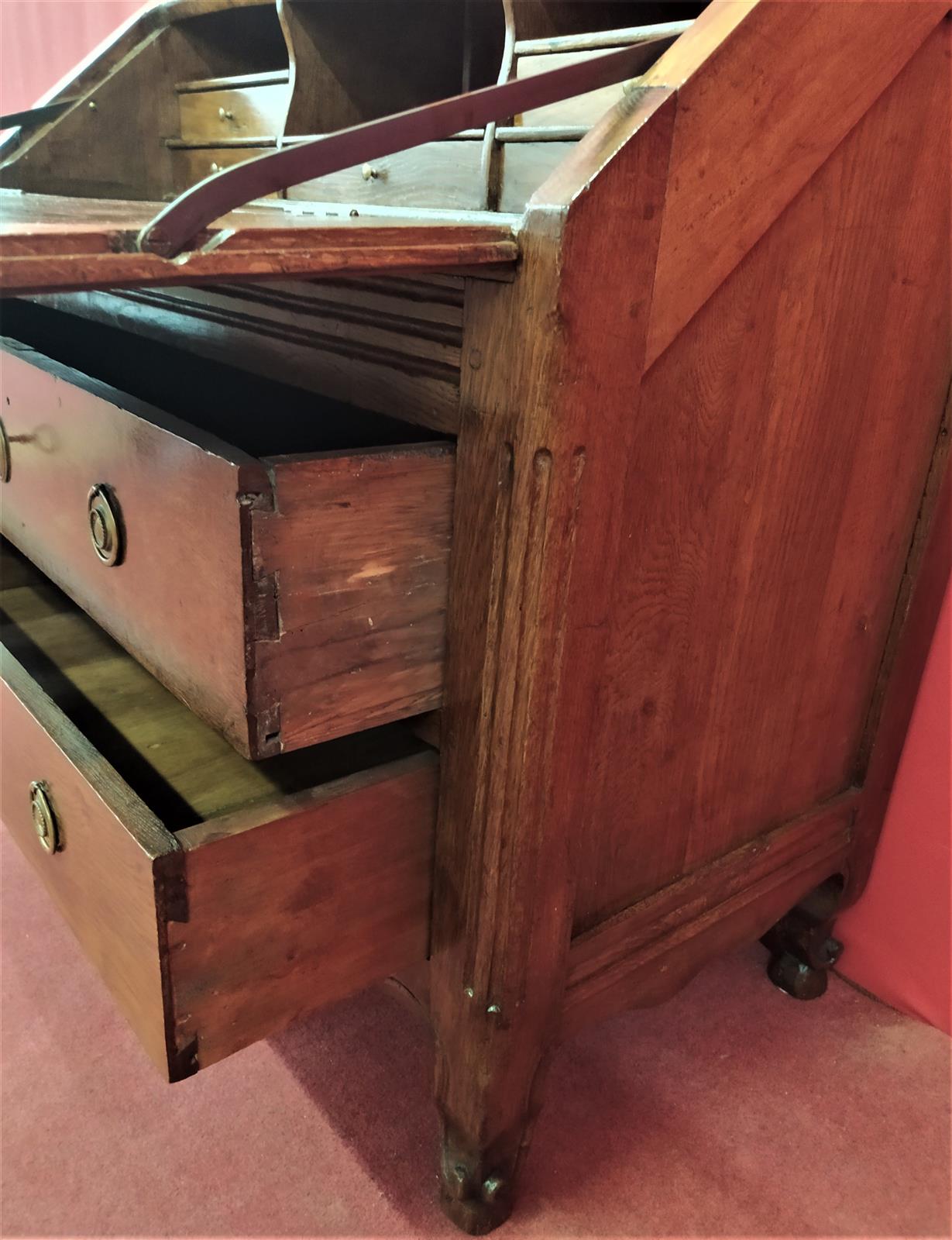 Drop-leaf chest of drawers Provencal