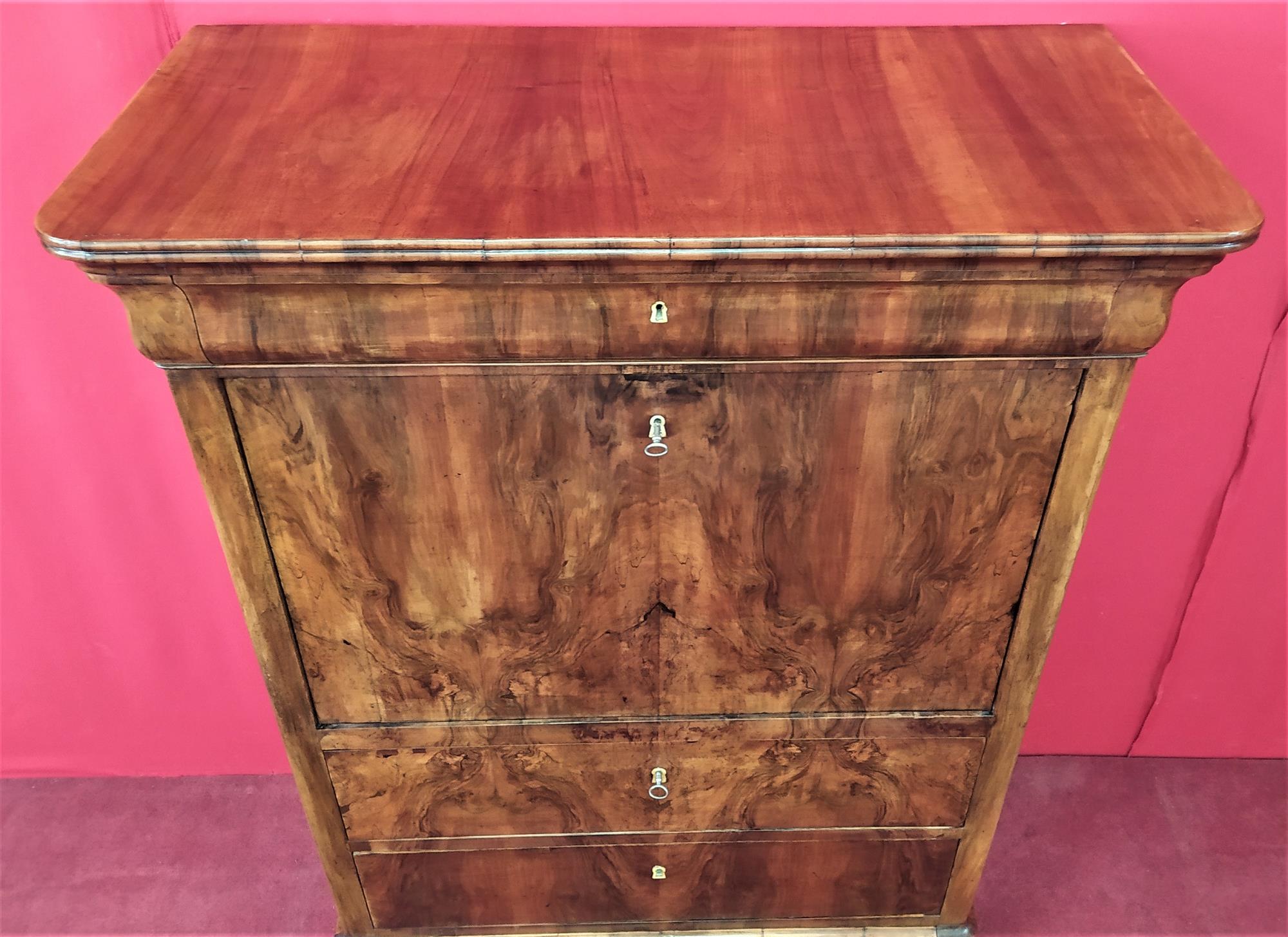 Secretaire in radica italiano