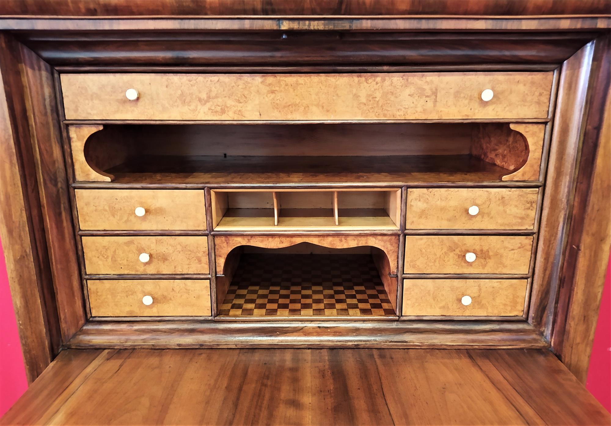 Italian briar secretaire