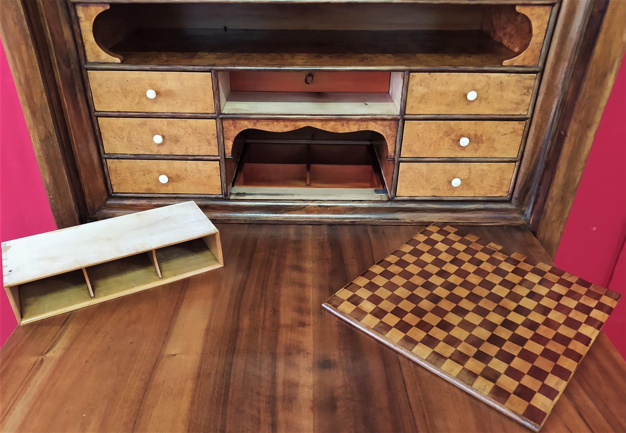 Italian briar secretaire