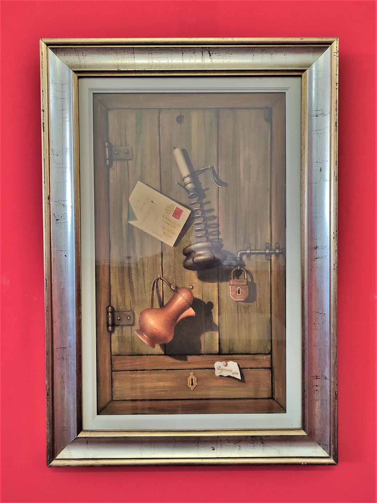 Titolo: Composizione - Battista Cagnana pittore realista 900