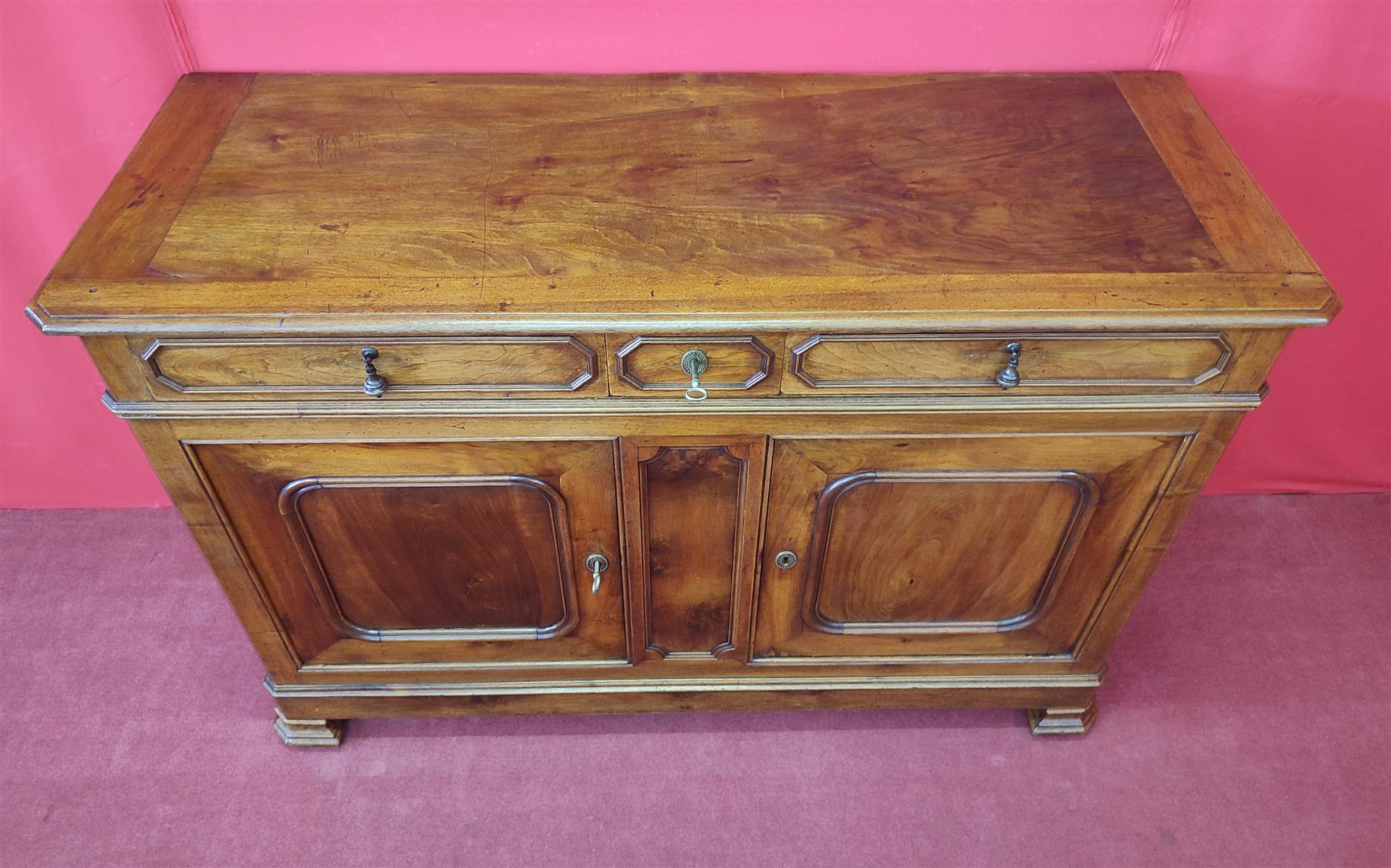 Walnut kitchen sideboard