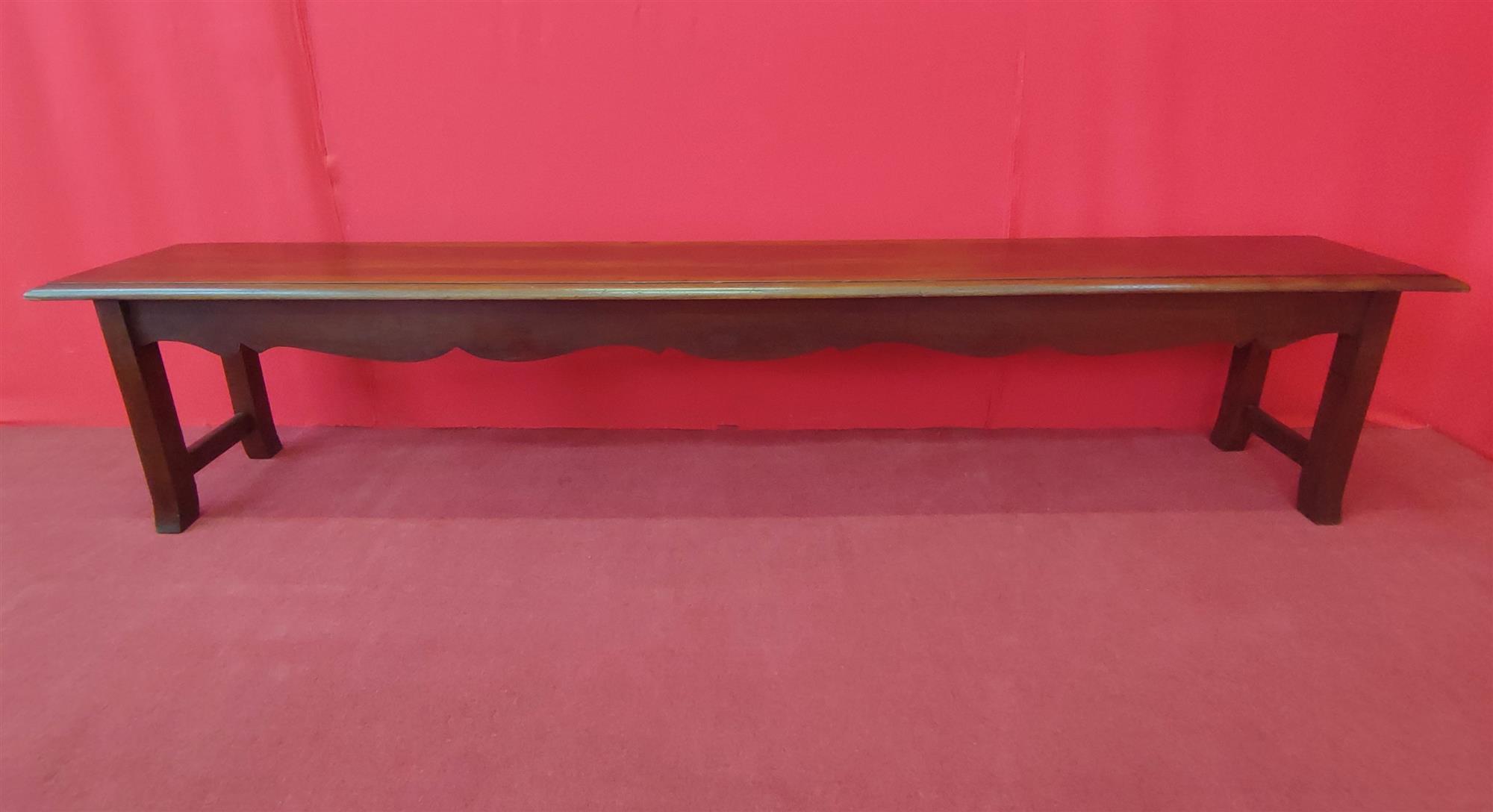 Walnut bench 2.5 meters