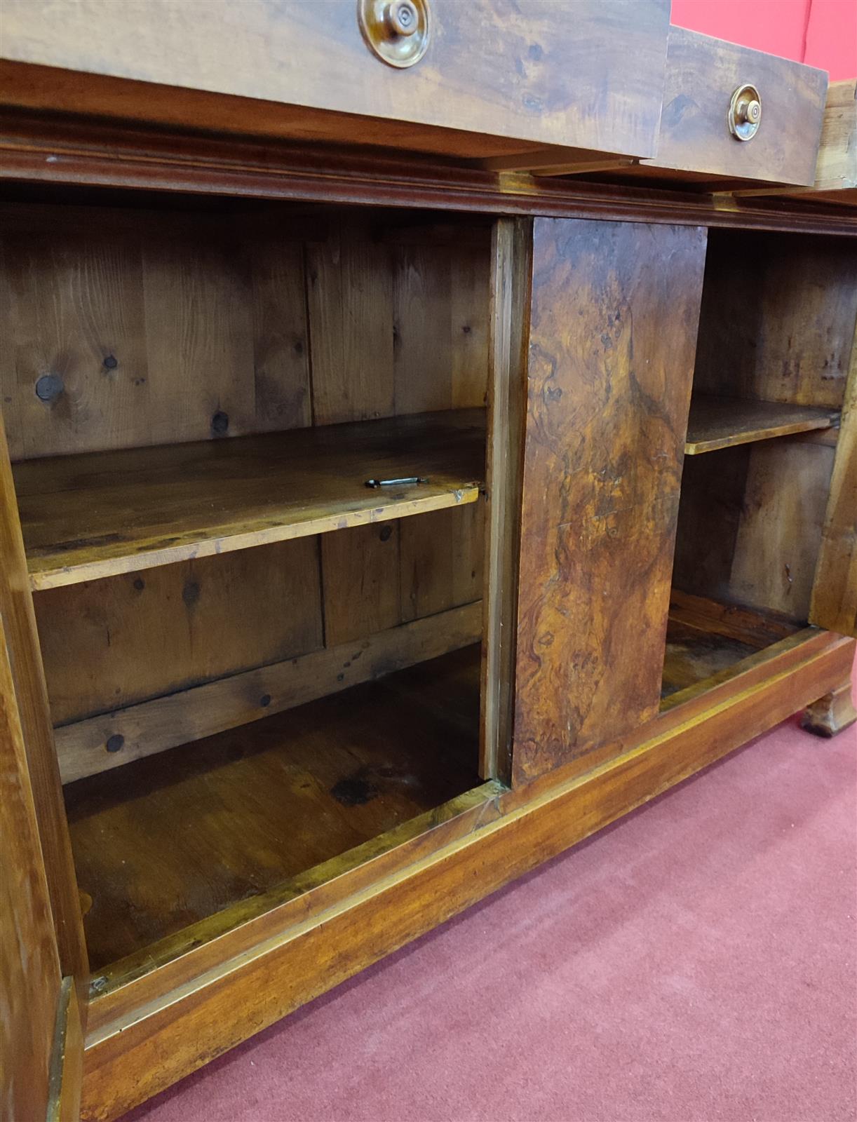 Sideboard with two doors and three drawers