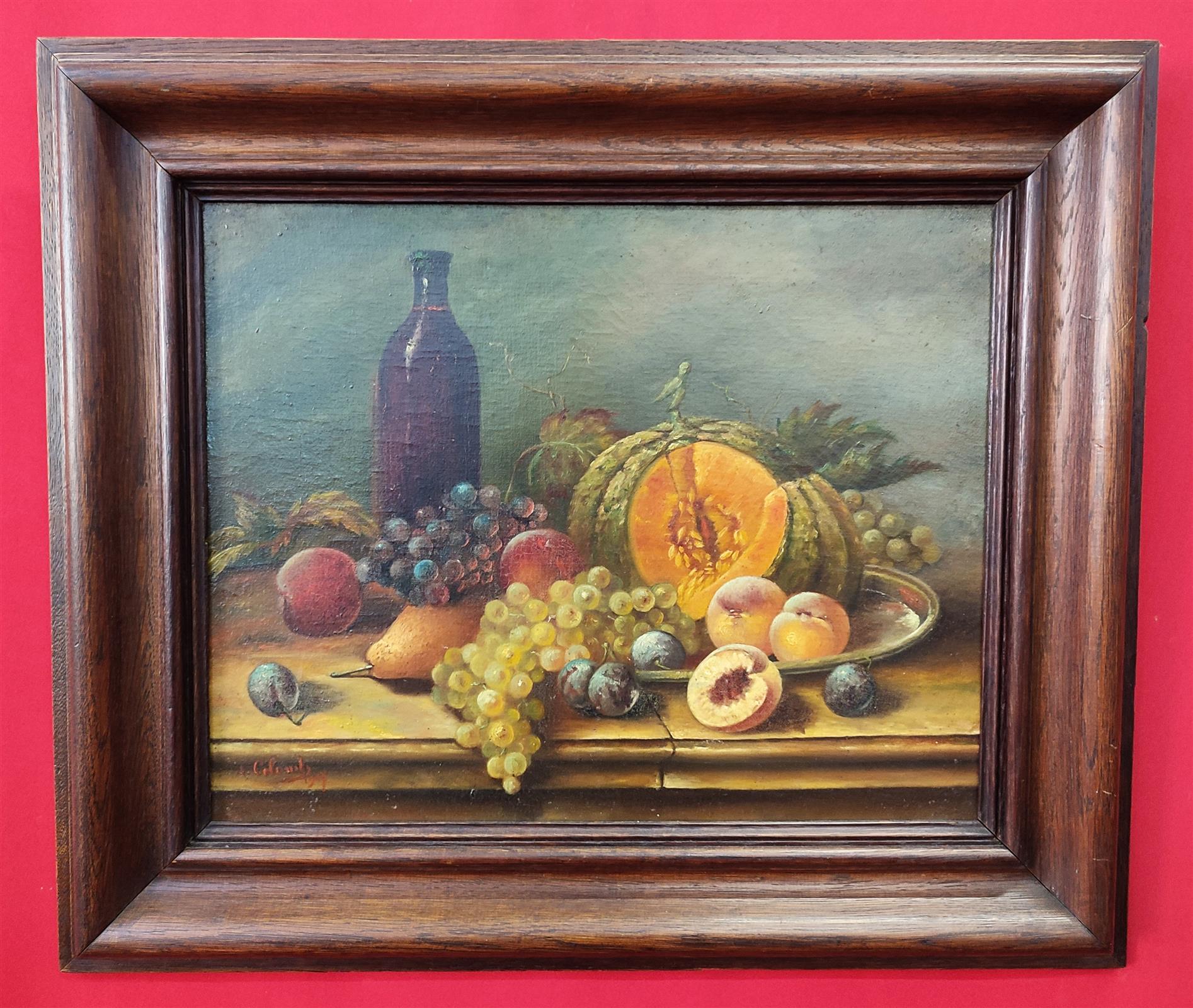 Pair of signed still lifes