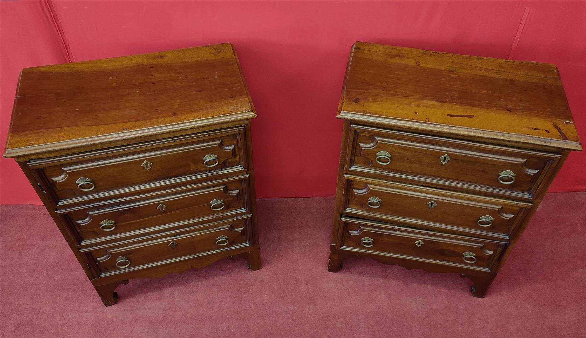 Pair of Emilian bedside tables