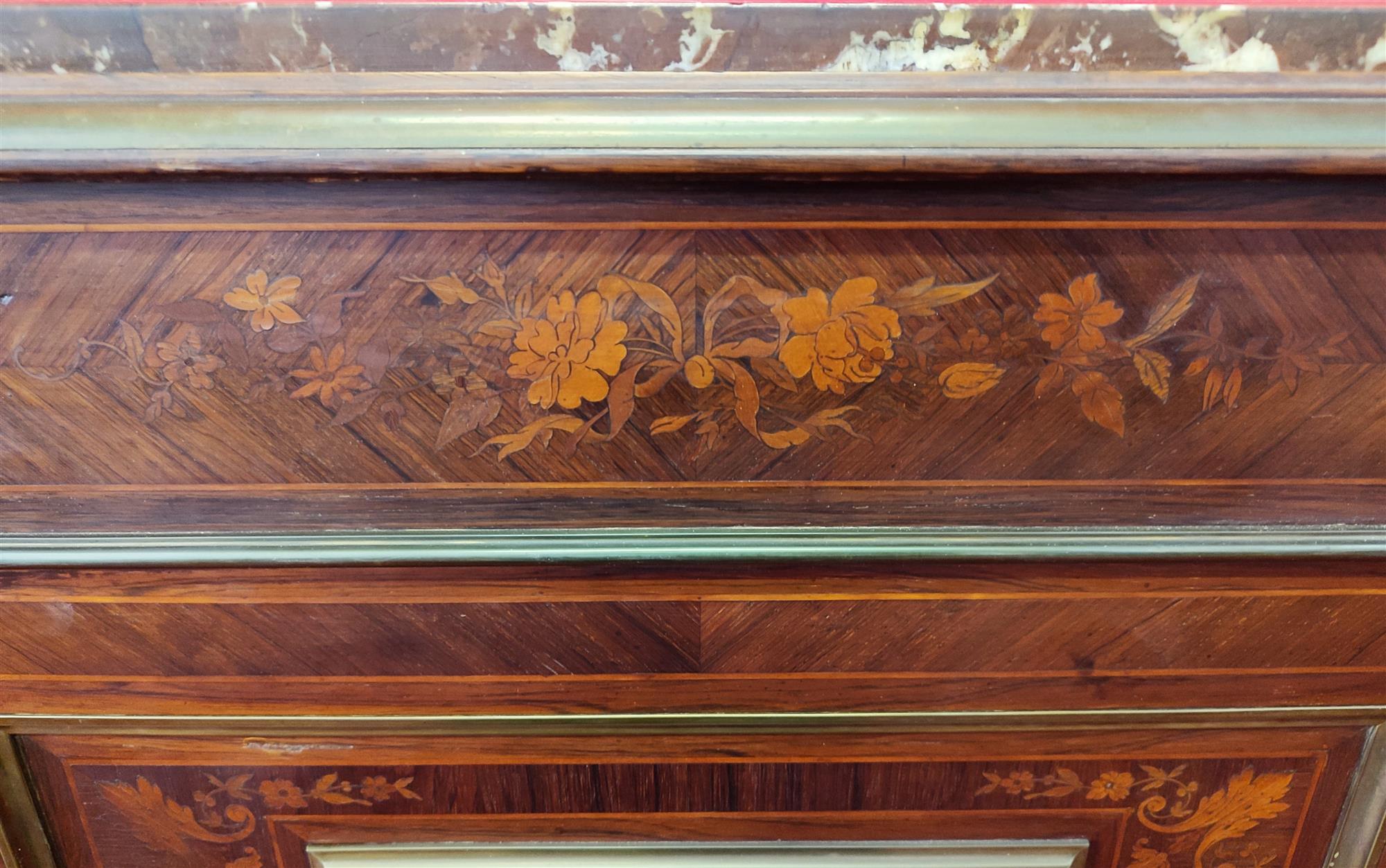 Small inlaid sideboard