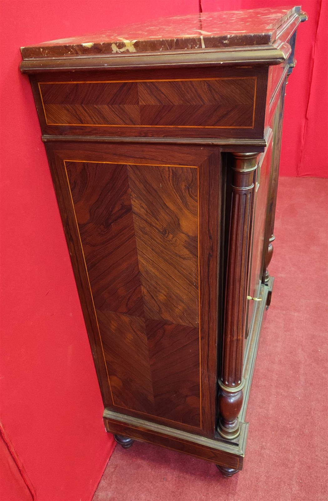 Small inlaid sideboard