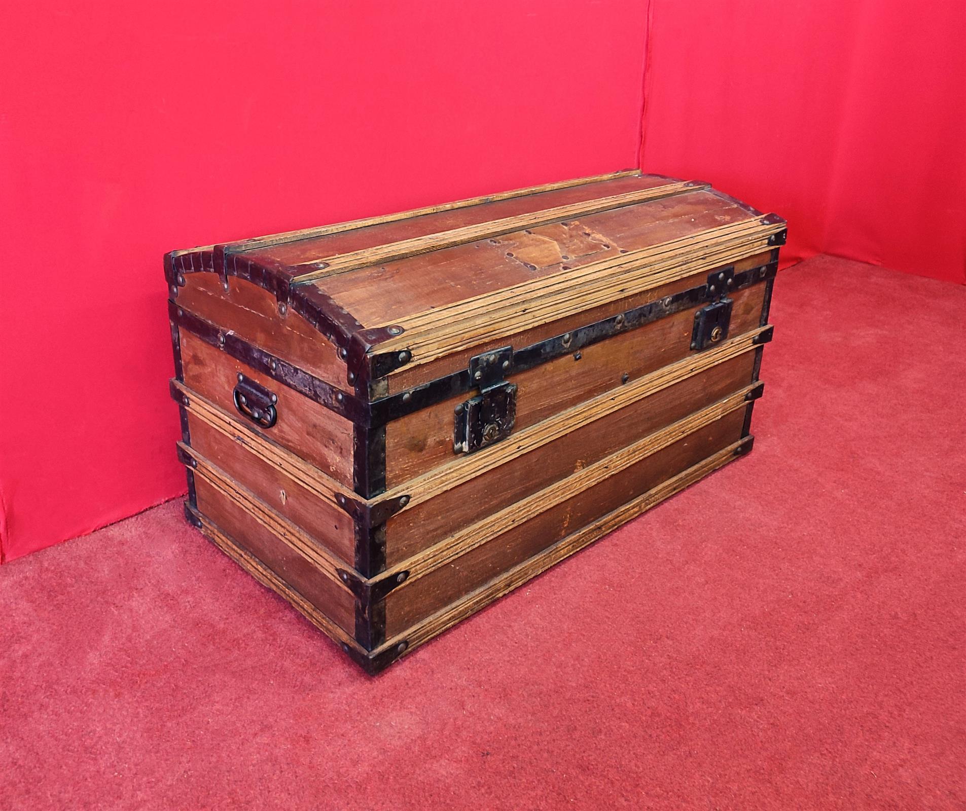 Vintage travel trunk