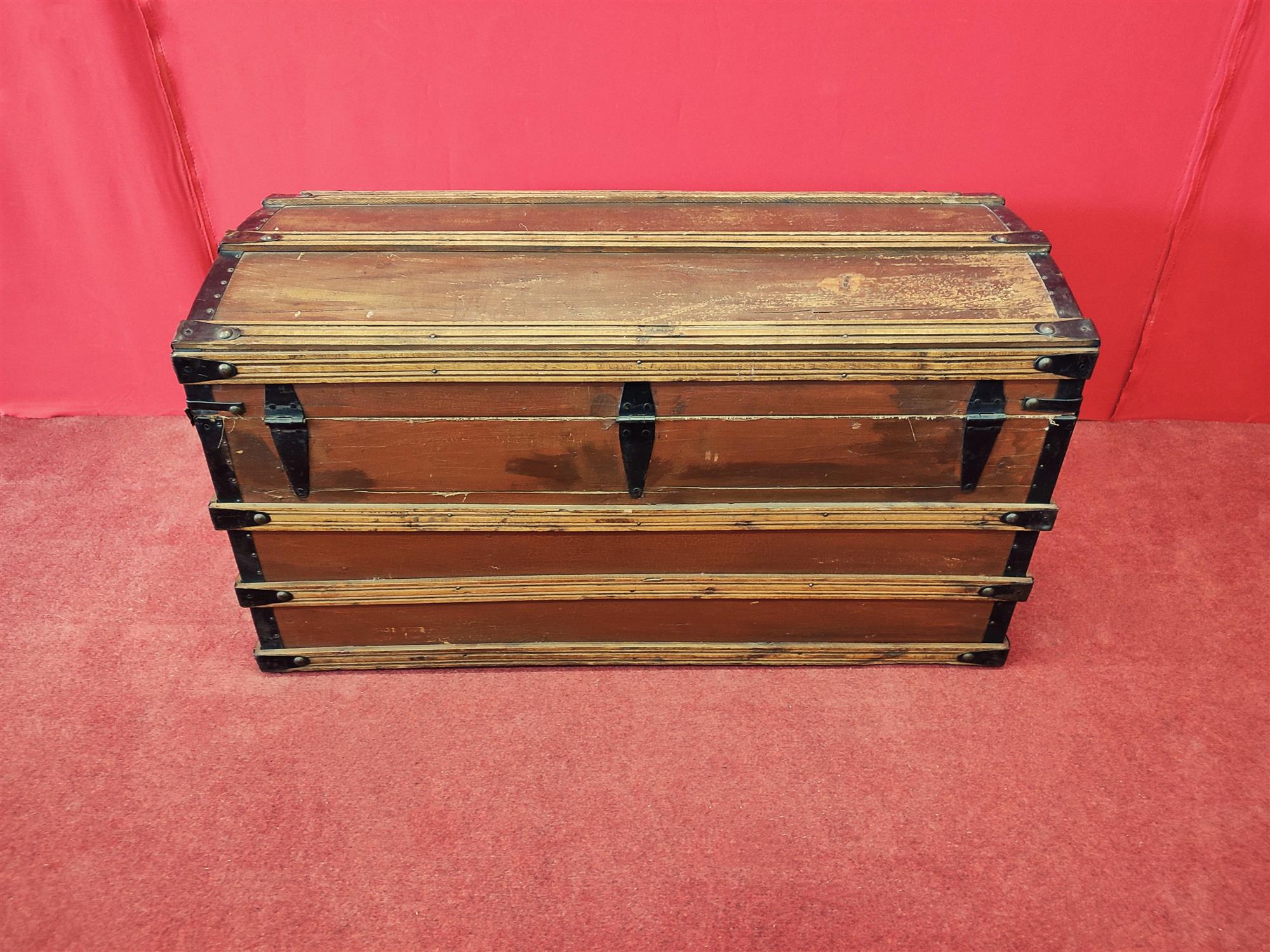 Vintage travel trunk