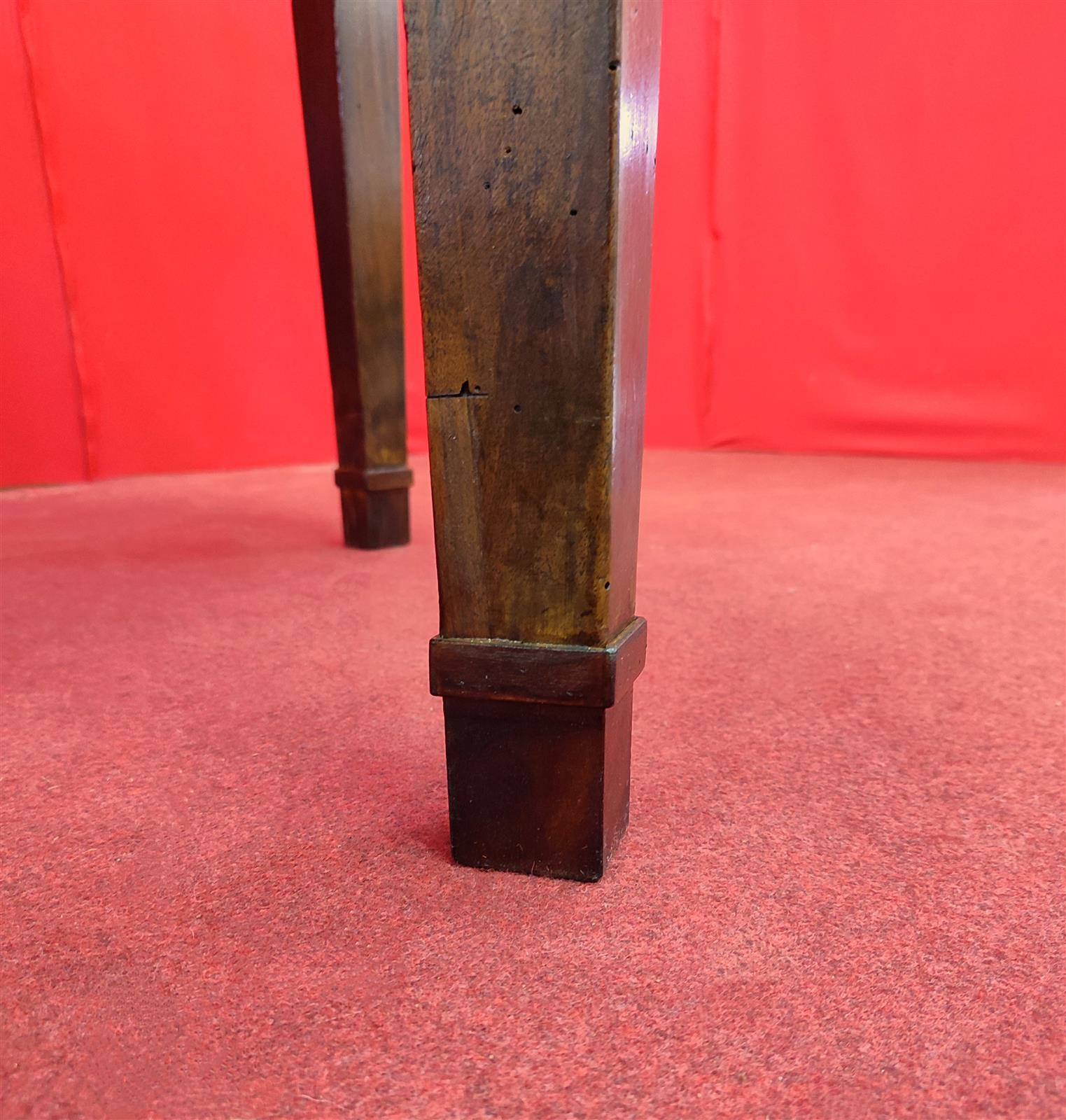 Large half-moon table