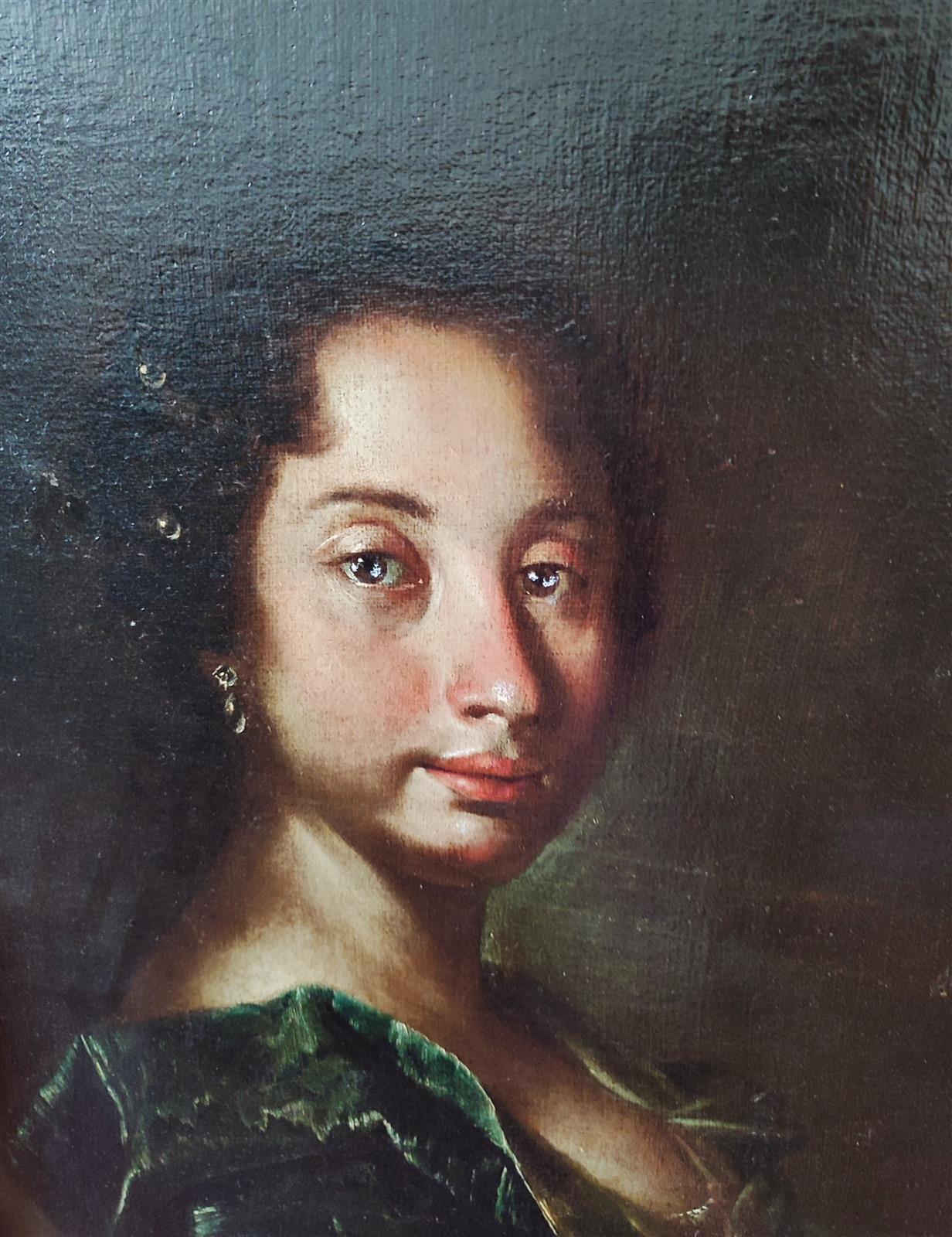 Girl with pearls Bonito Giuseppe 1707-1789