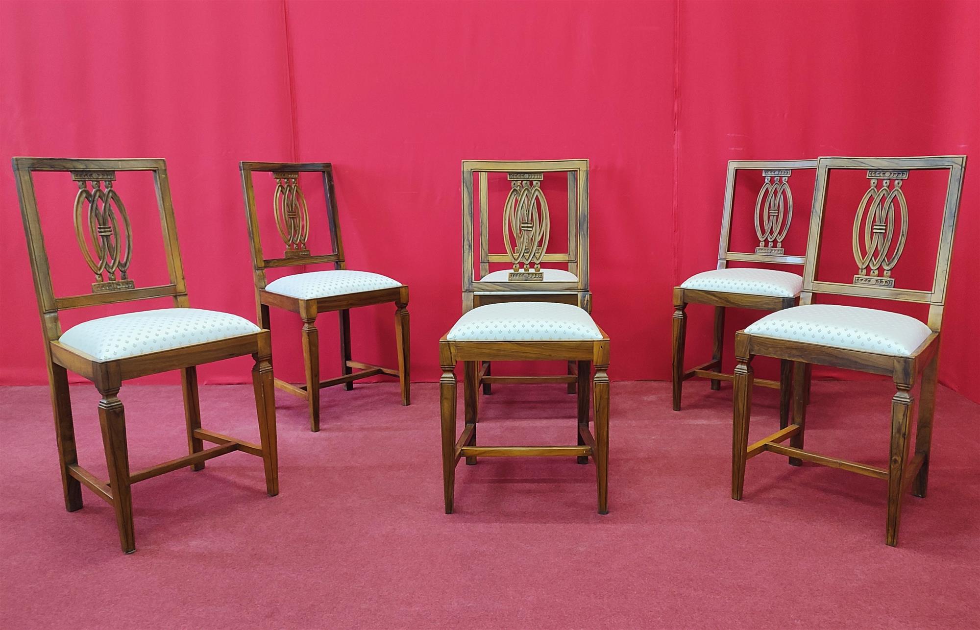Gruppo sei sedie sala da pranzo