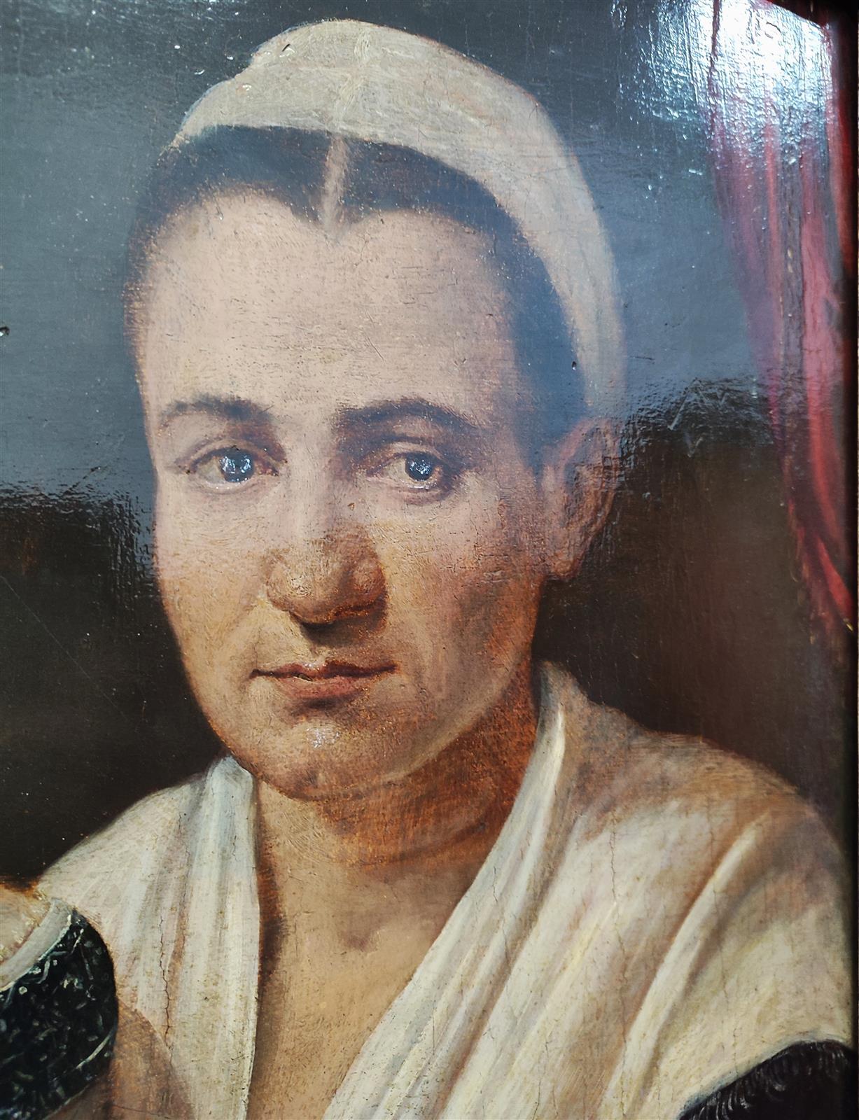 Portrait of a woman with child Bolognese school 16th/17th century