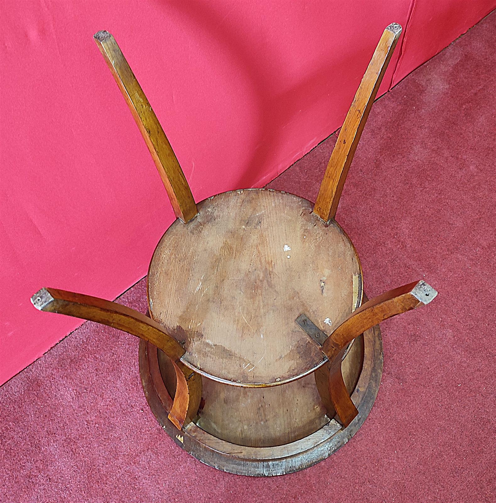 Tavolino da salotto rotondo