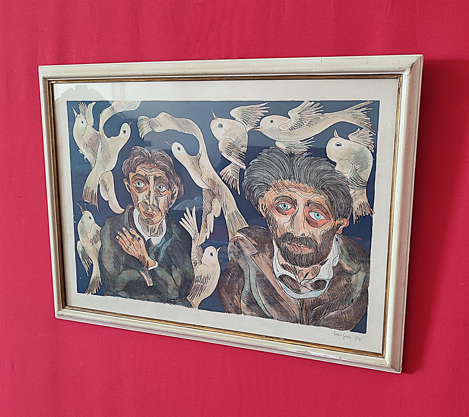Volti e colombe Giuseppe Serafini 1915 - 1987