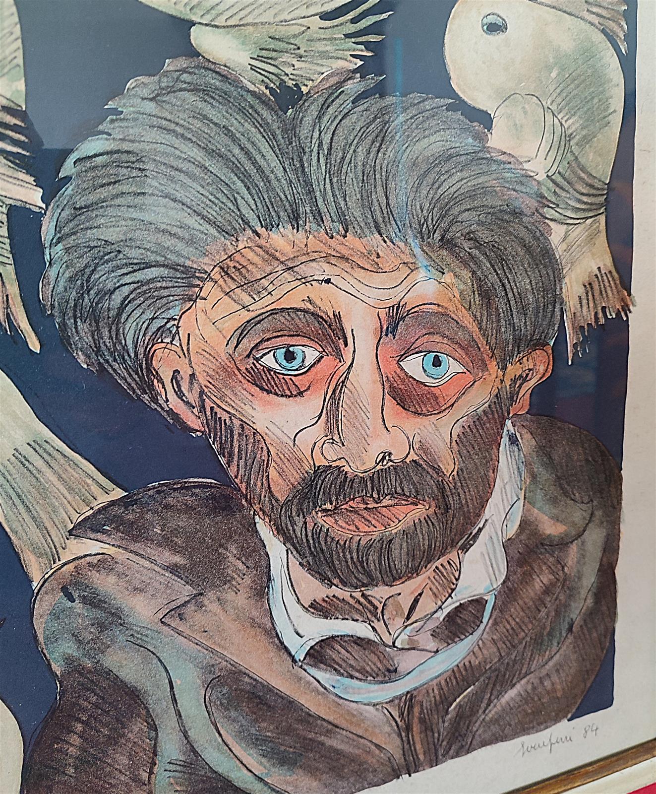 Volti e colombe Giuseppe Serafini 1915 - 1987