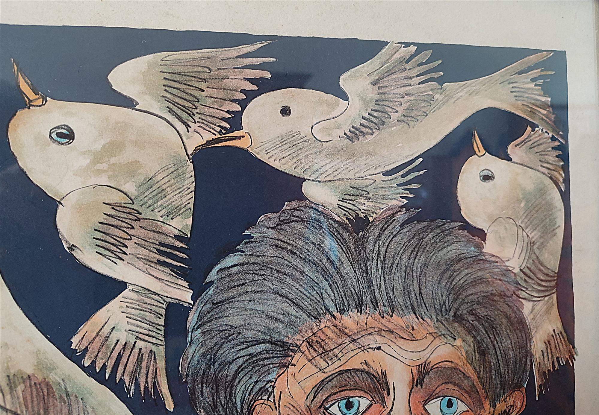 Volti e colombe Giuseppe Serafini 1915 - 1987