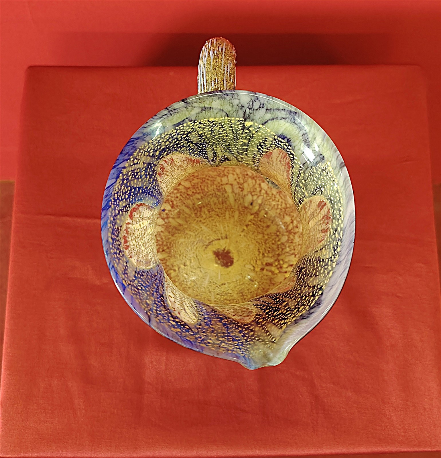 Brocca in vetro soffiato Murano