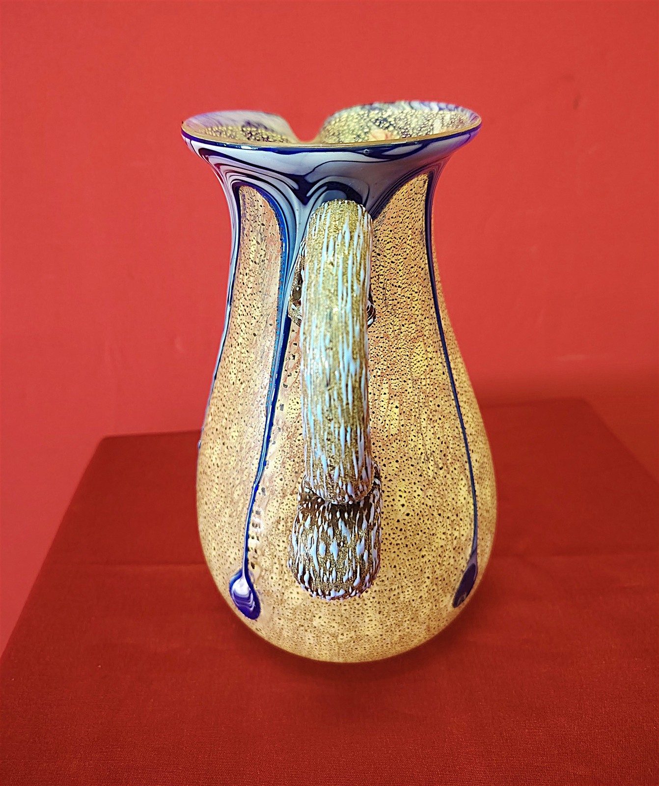 Brocca in vetro soffiato Murano