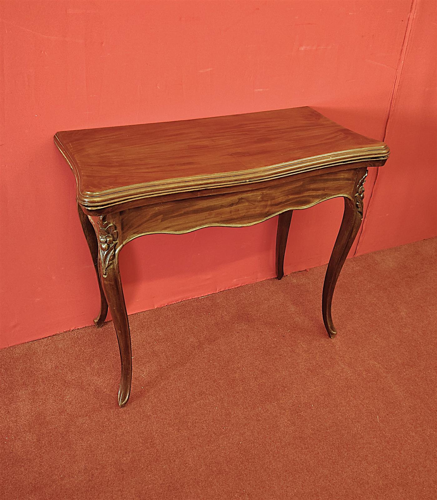 Mahogany Game Table