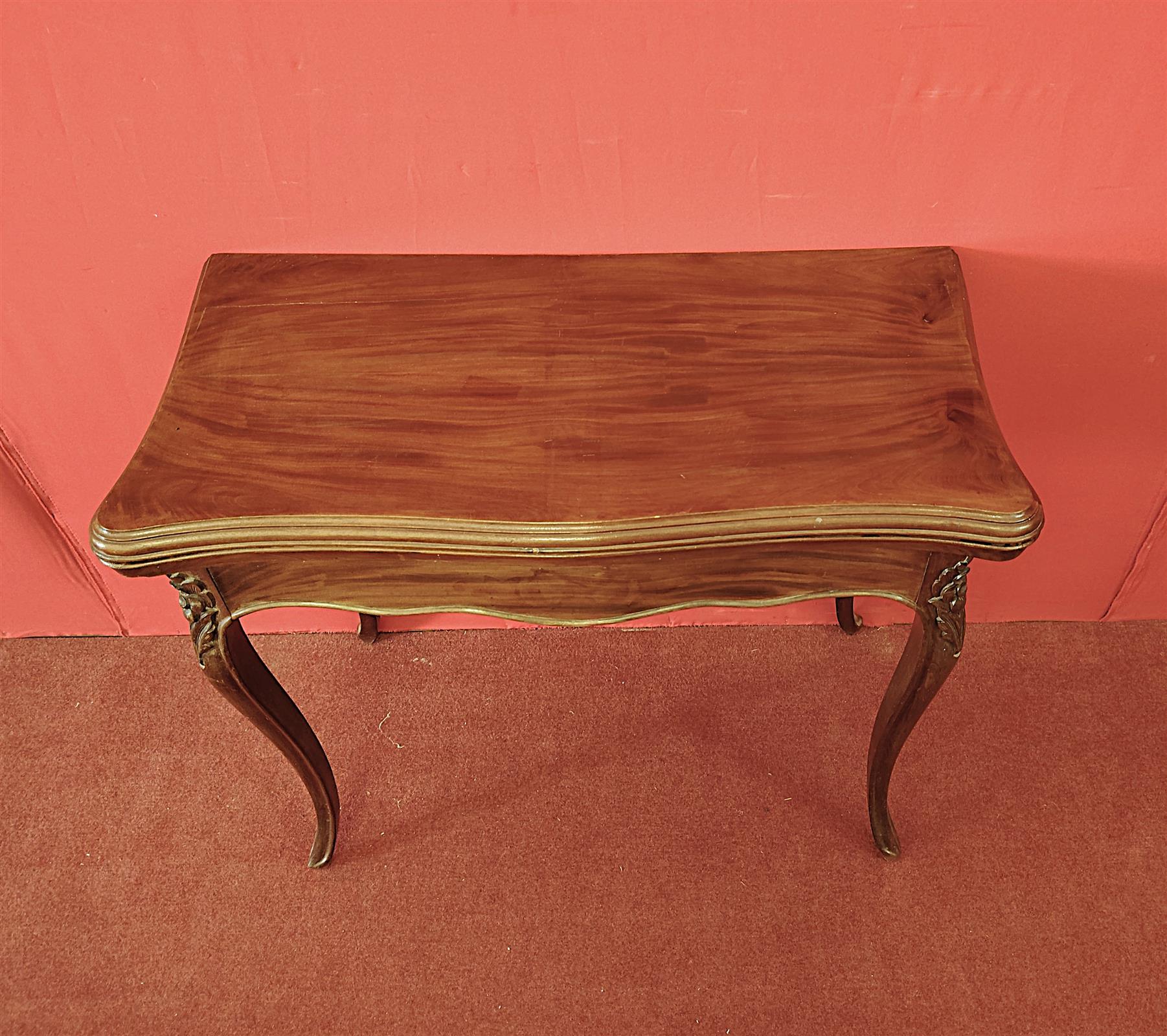 Mahogany Game Table
