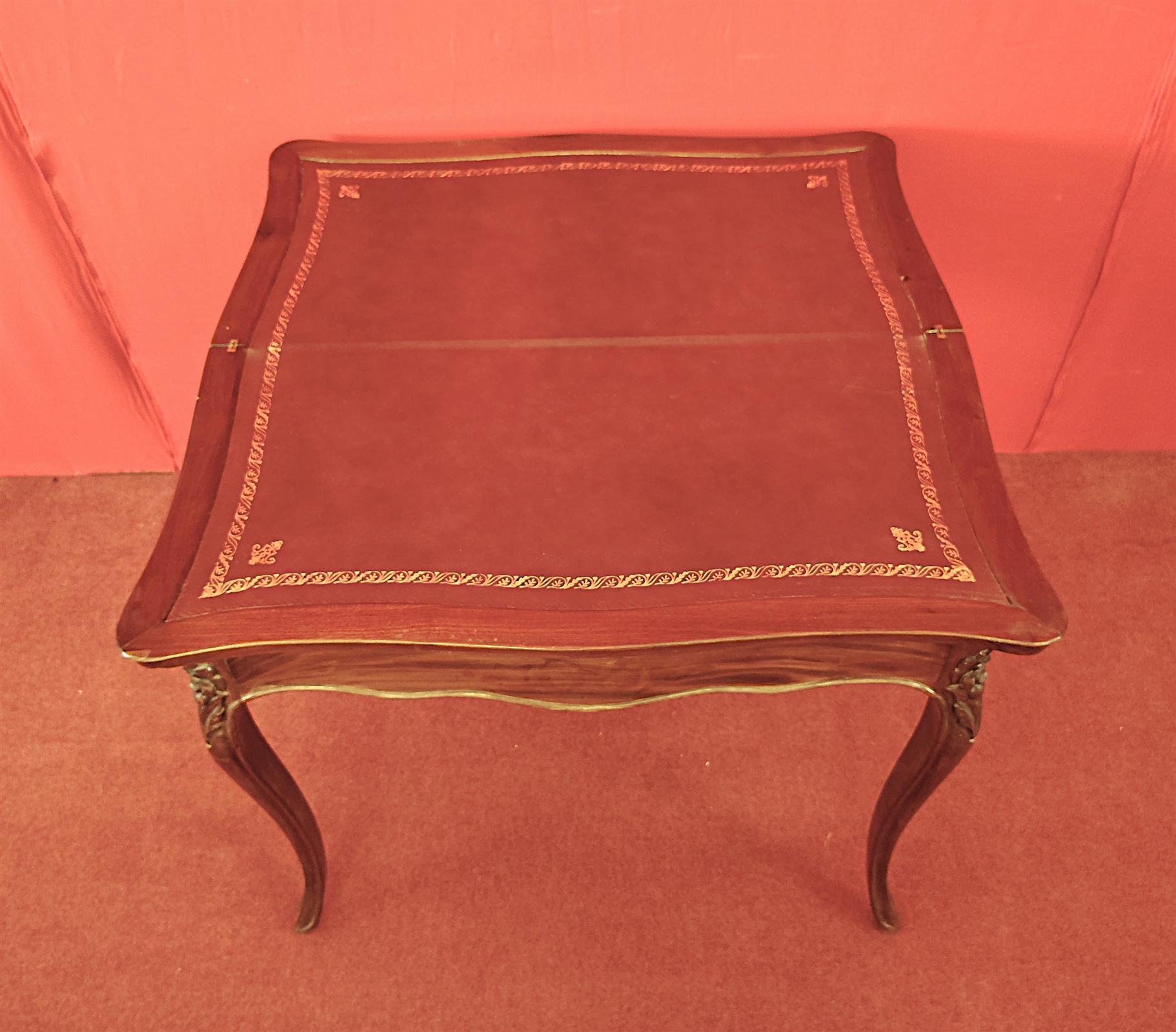 Mahogany Game Table