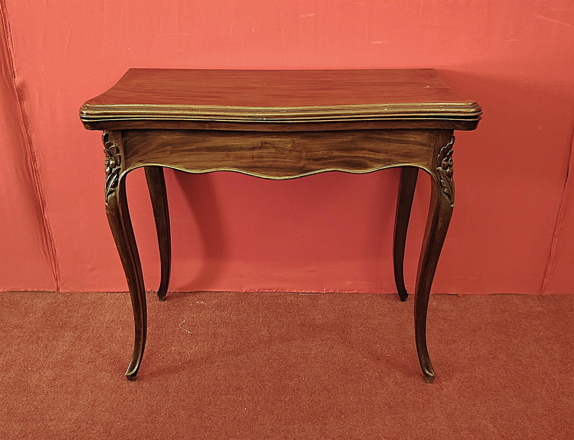 Mahogany Game Table