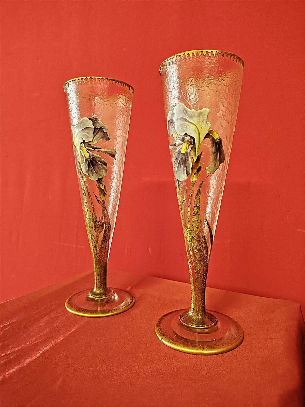 Pair of Art Nouveau Vases