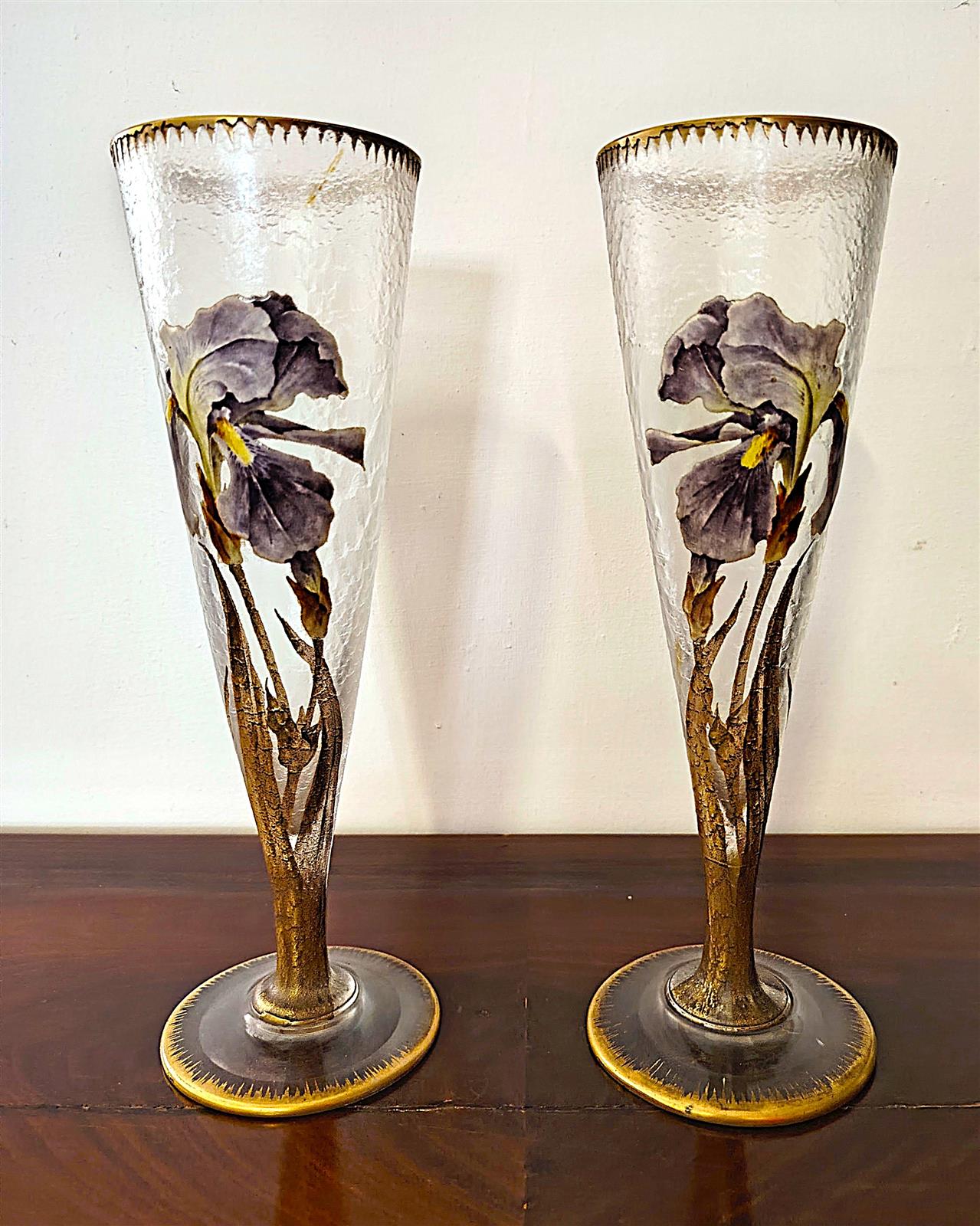 Pair of Art Nouveau Vases