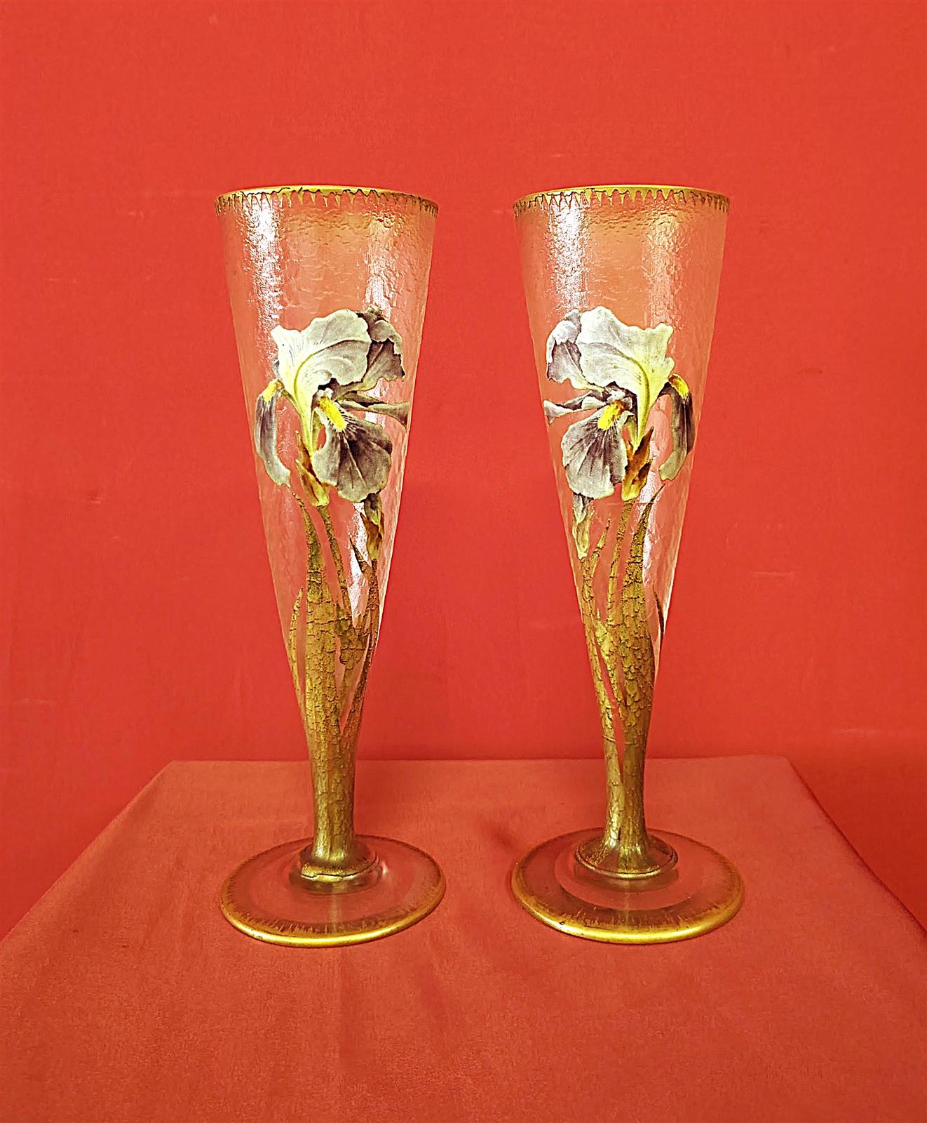 Pair of Art Nouveau Vases