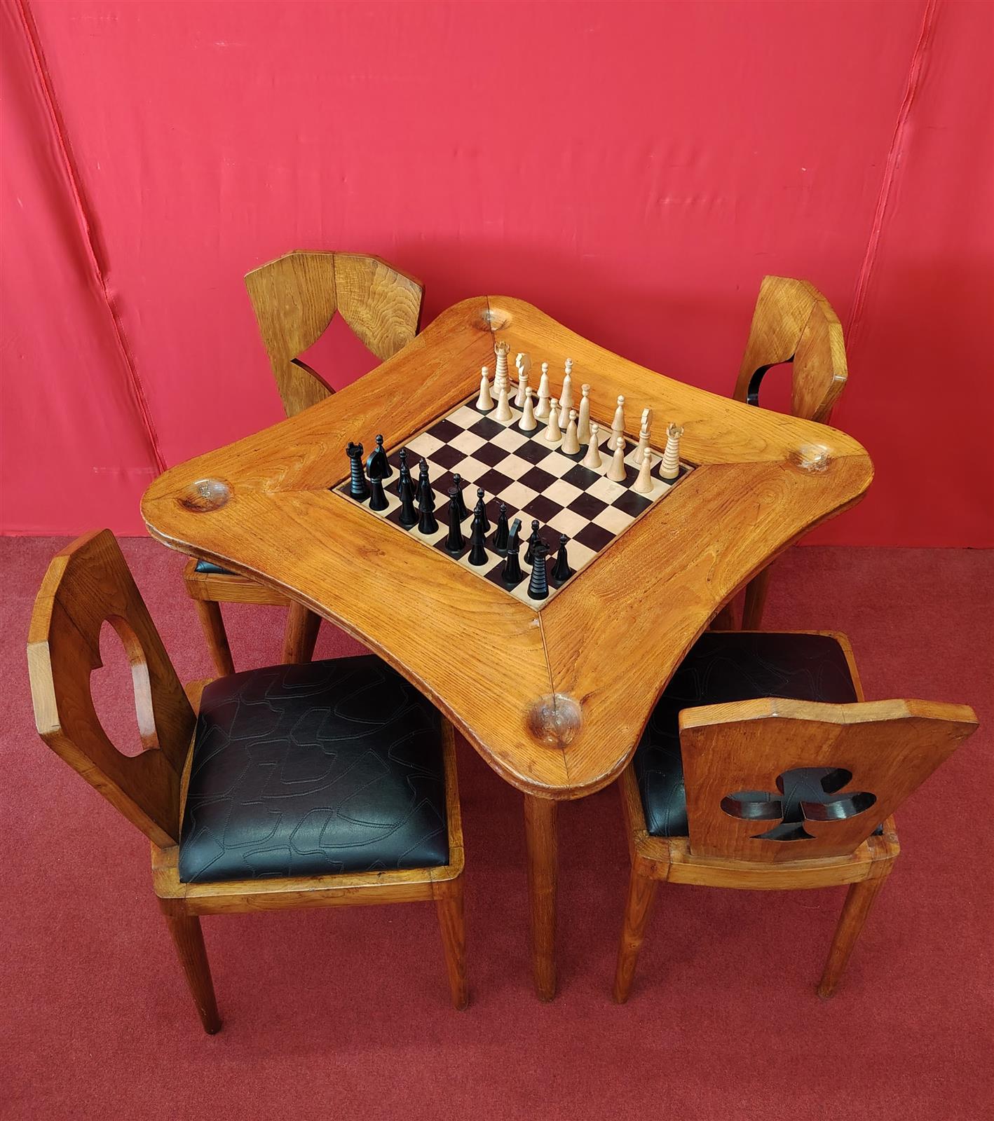 Tavolino da gioco Art Decò