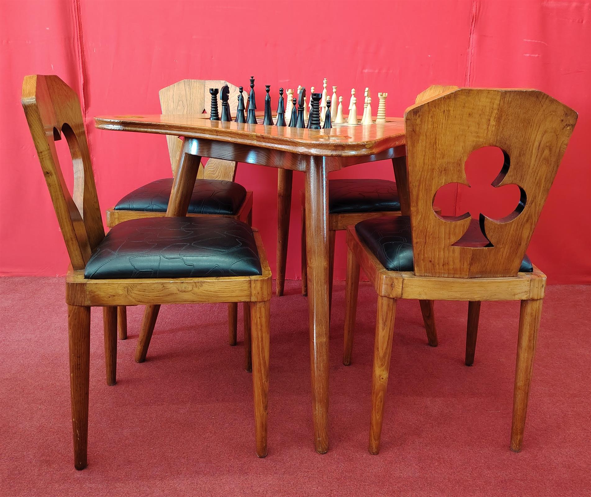 Tavolino da gioco Art Decò