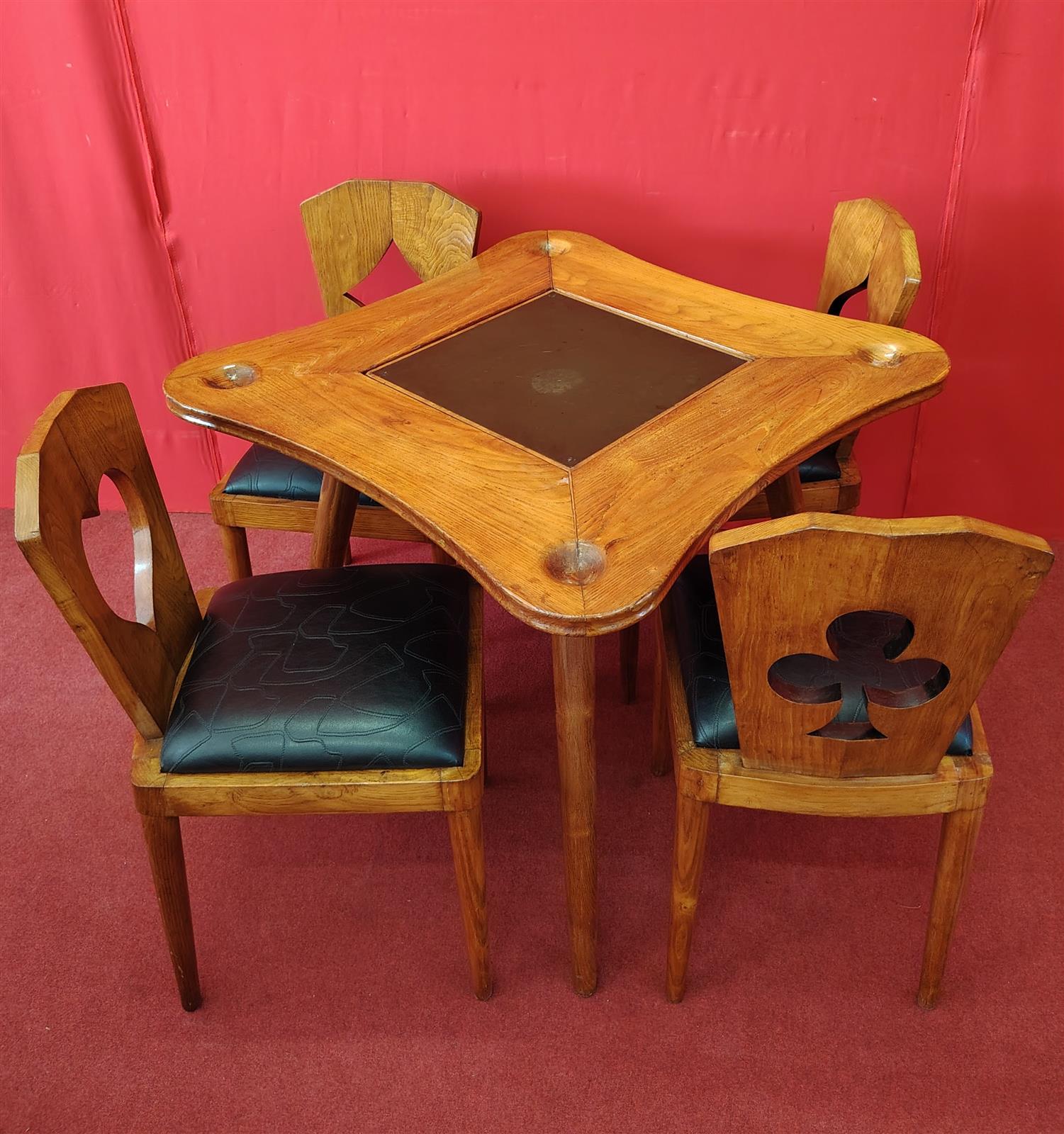 Tavolino da gioco Art Decò