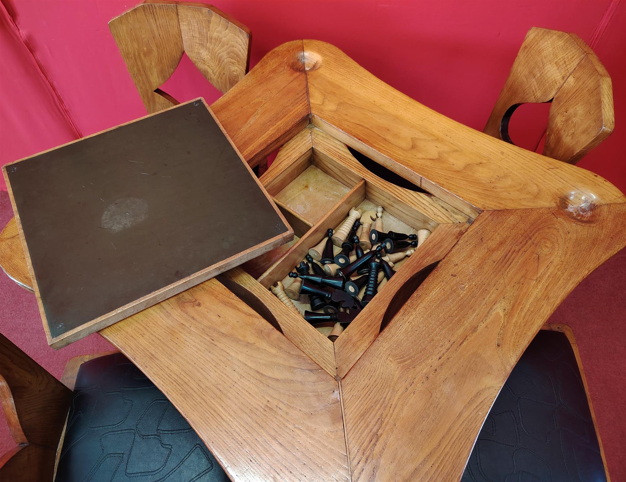 Tavolino da gioco Art Decò