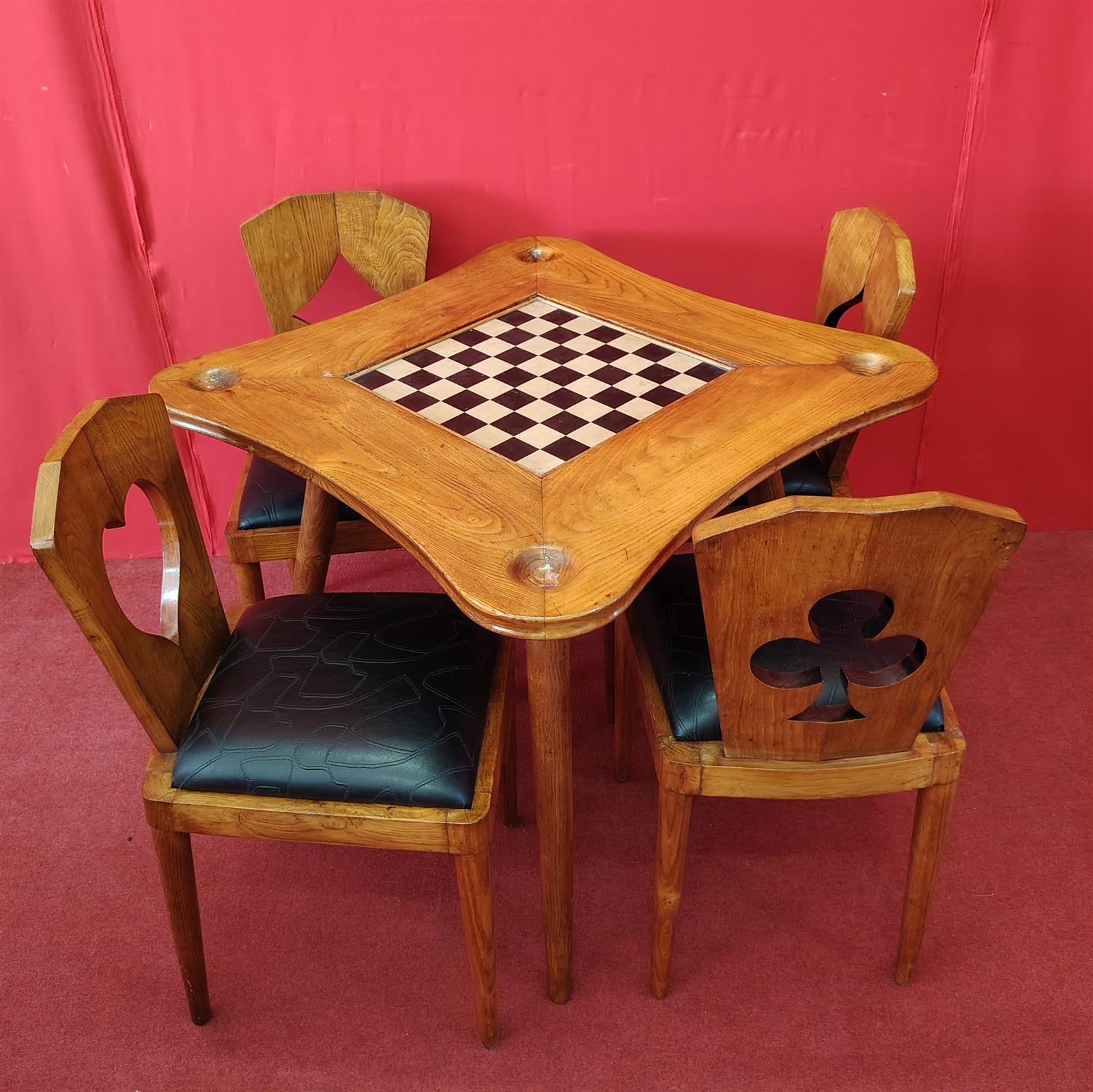 Tavolino da gioco Art Decò