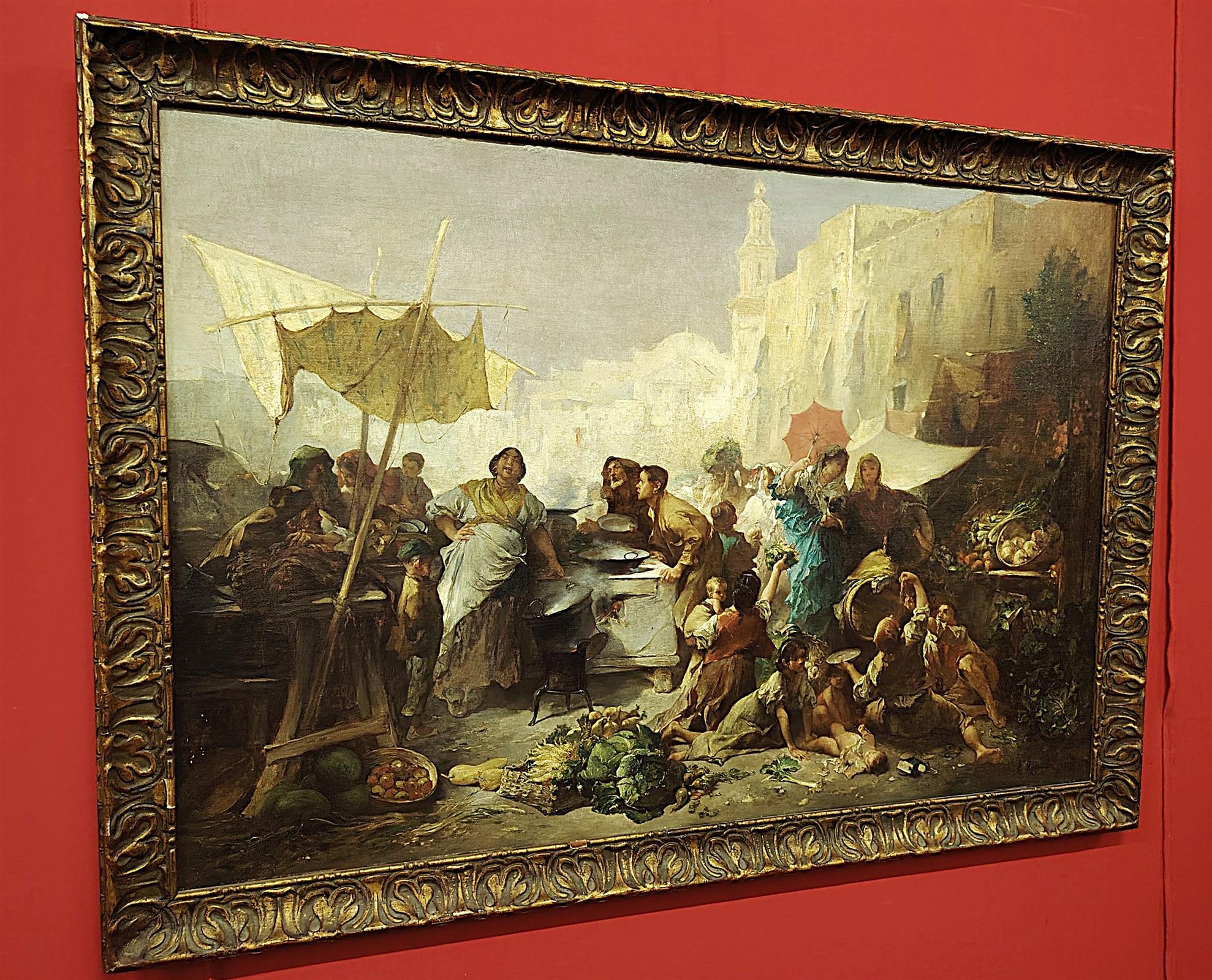 Piazza del mercato Napoli François Reynaud 