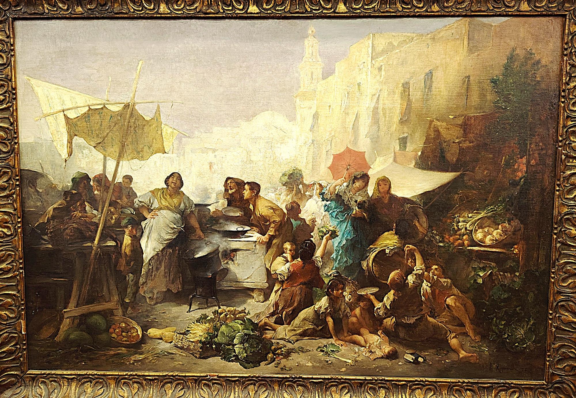Piazza del mercato Napoli François Reynaud 