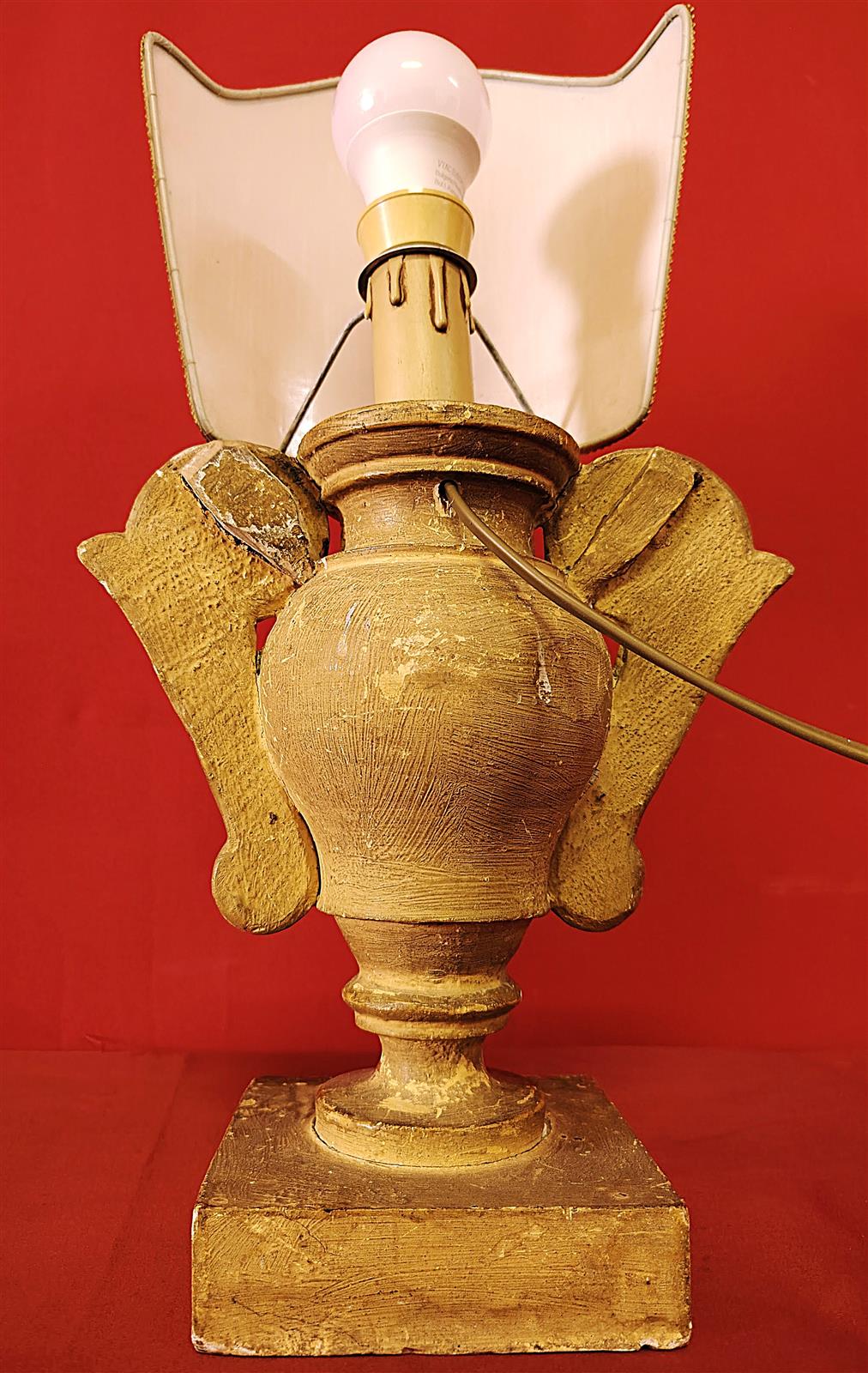 Coppia lampade dorate