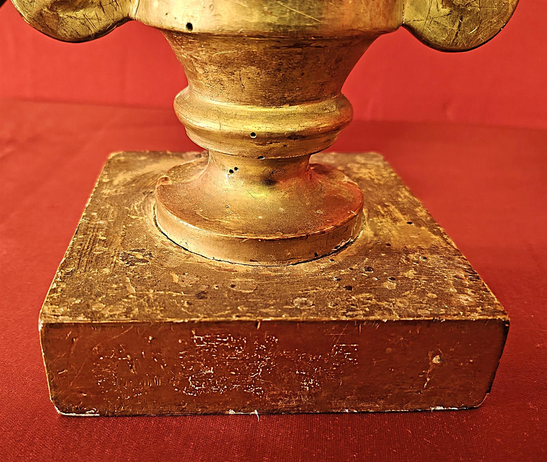 Coppia lampade dorate